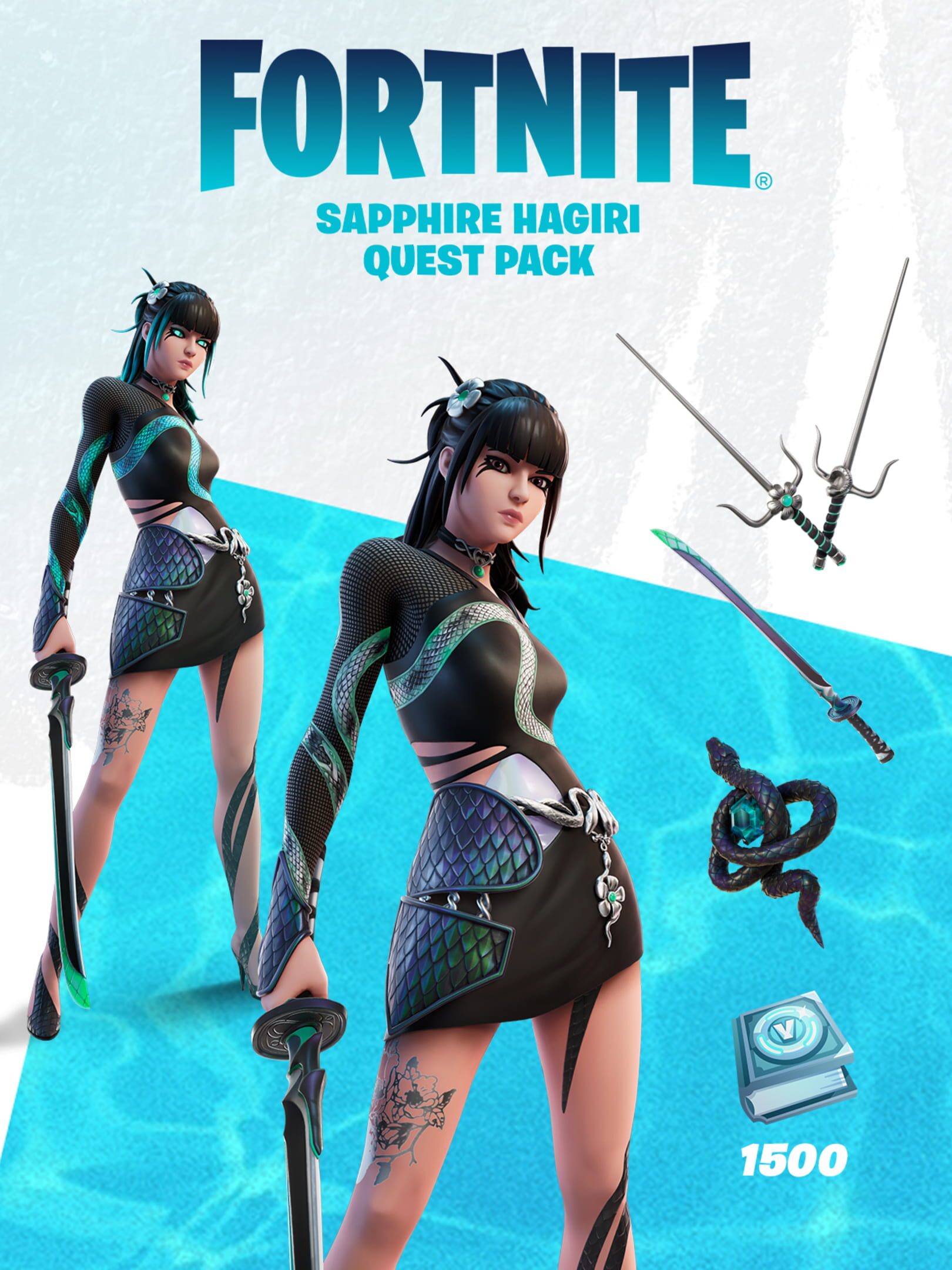Fortnite: Sapphire Hagiri Quest Pack