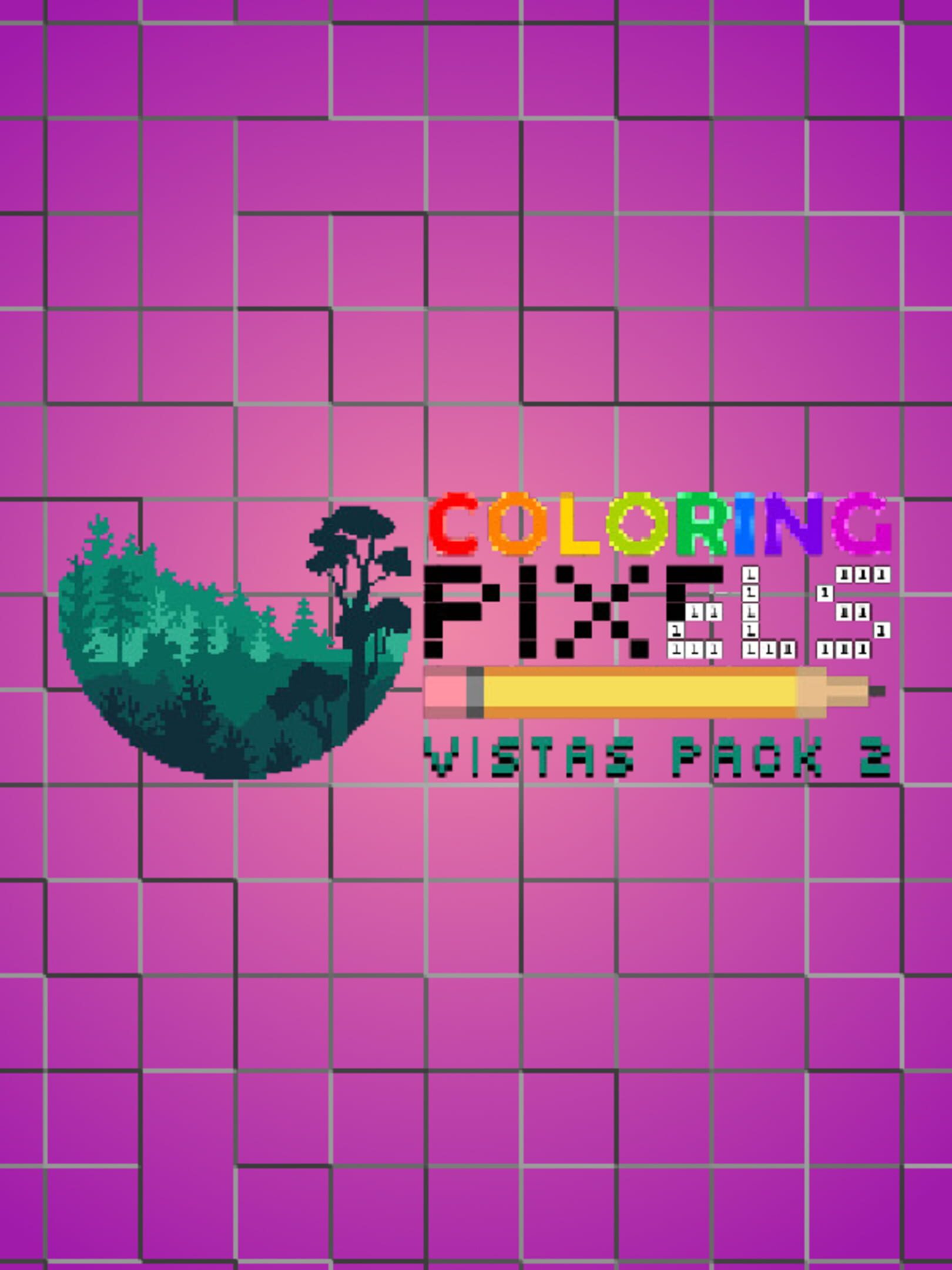 Coloring Pixels: Vistas Pack 2 cover