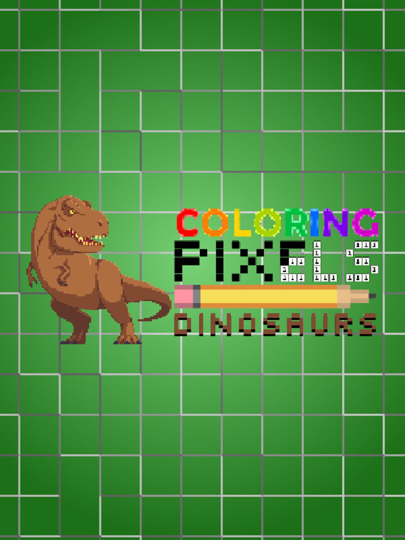 Coloring Pixels: Dinosaurs Pack cover