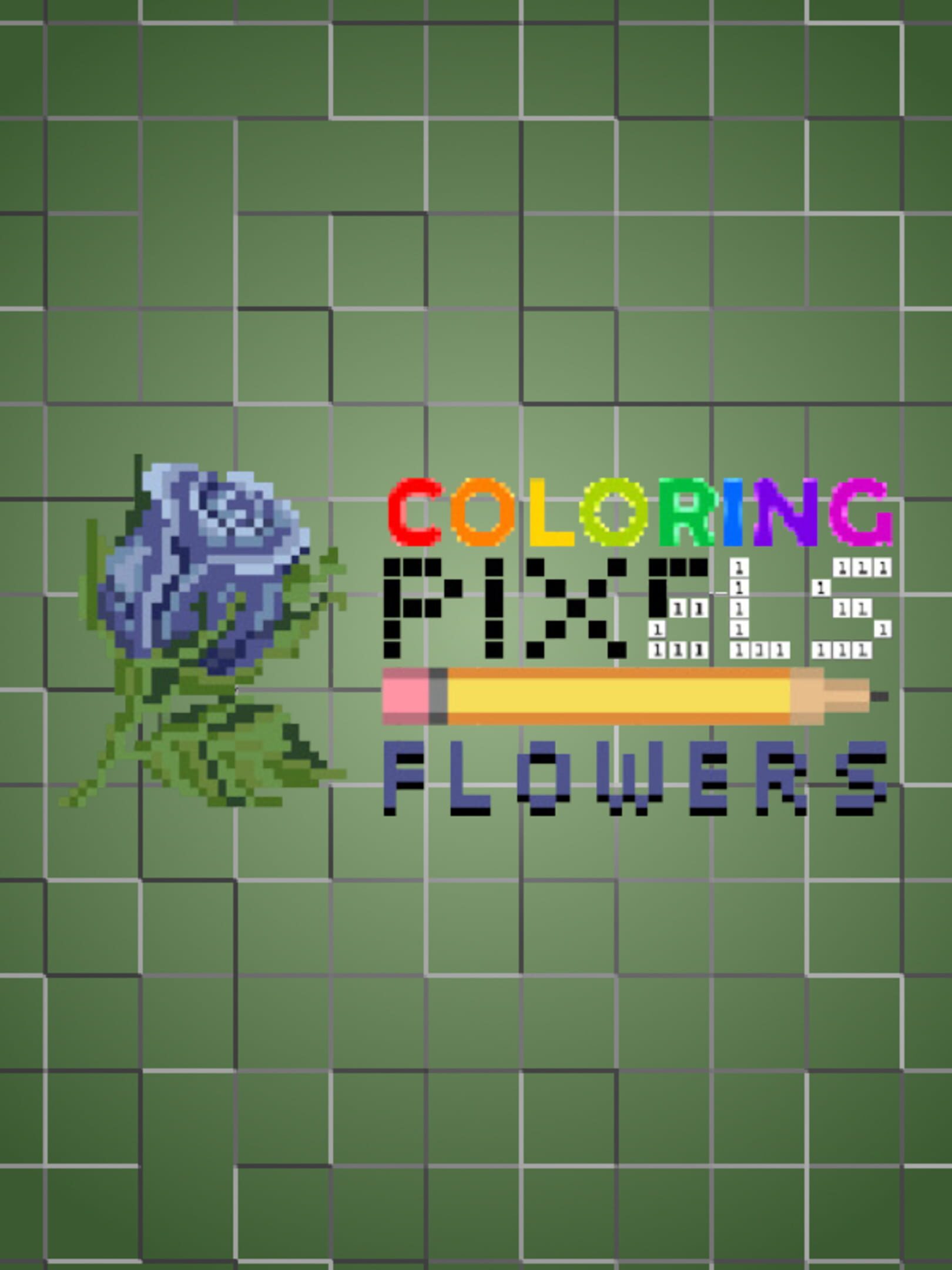 Coloring Pixels: Flowers Pack cover