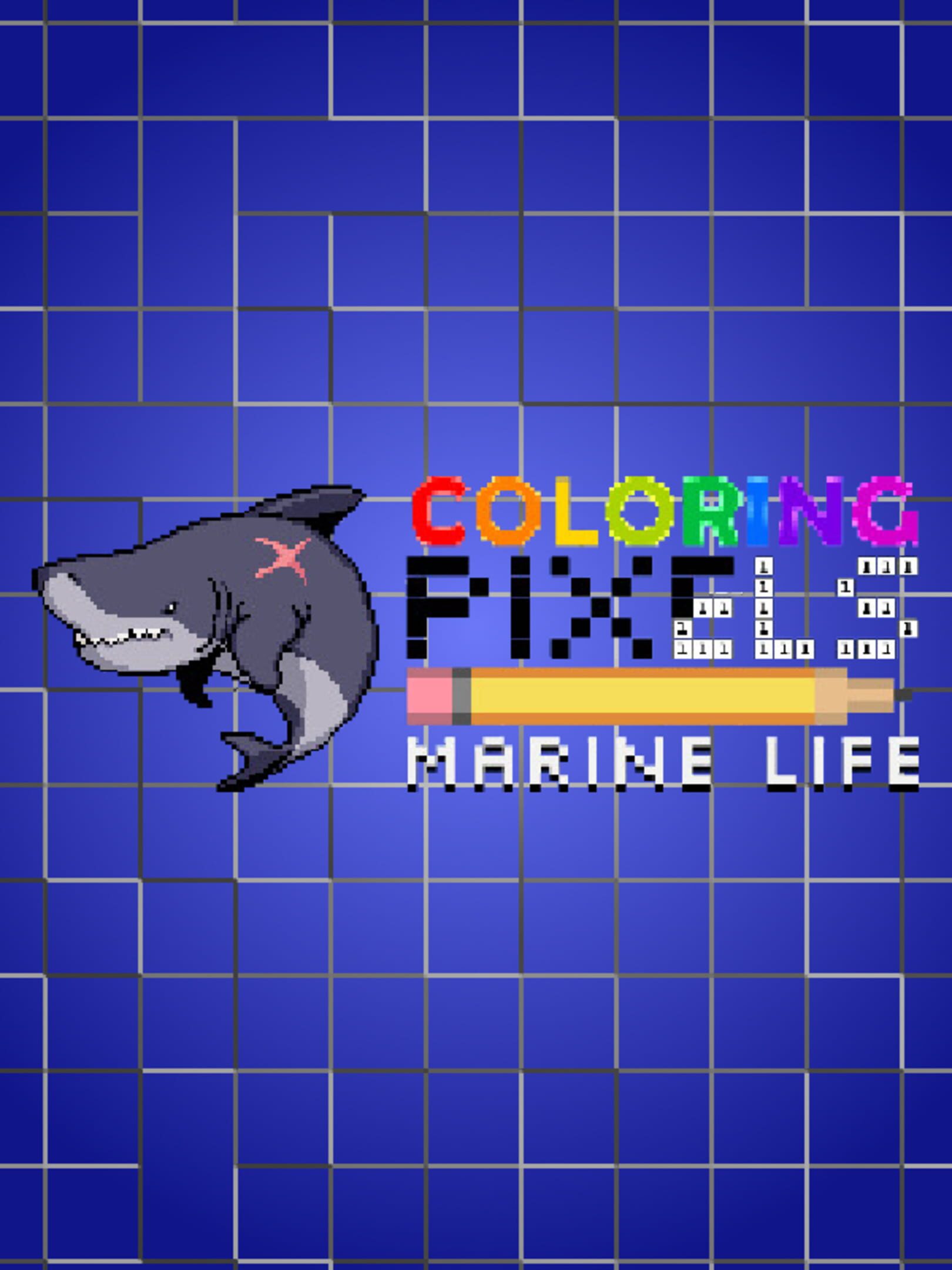 Coloring Pixels: Marine Life Pack cover