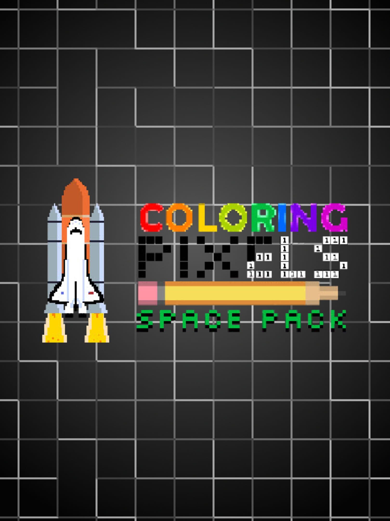 Coloring Pixels: Space Pack cover