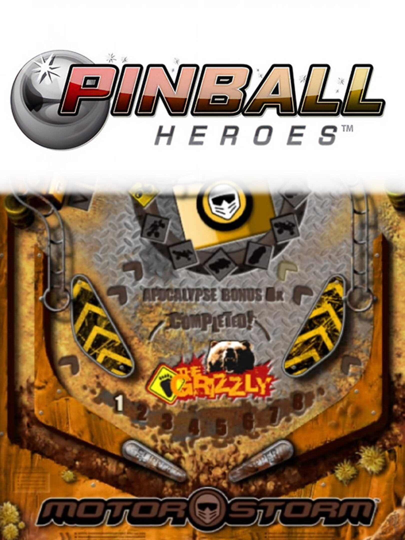 Pinball Heroes MotorStorm Stash Games tracker