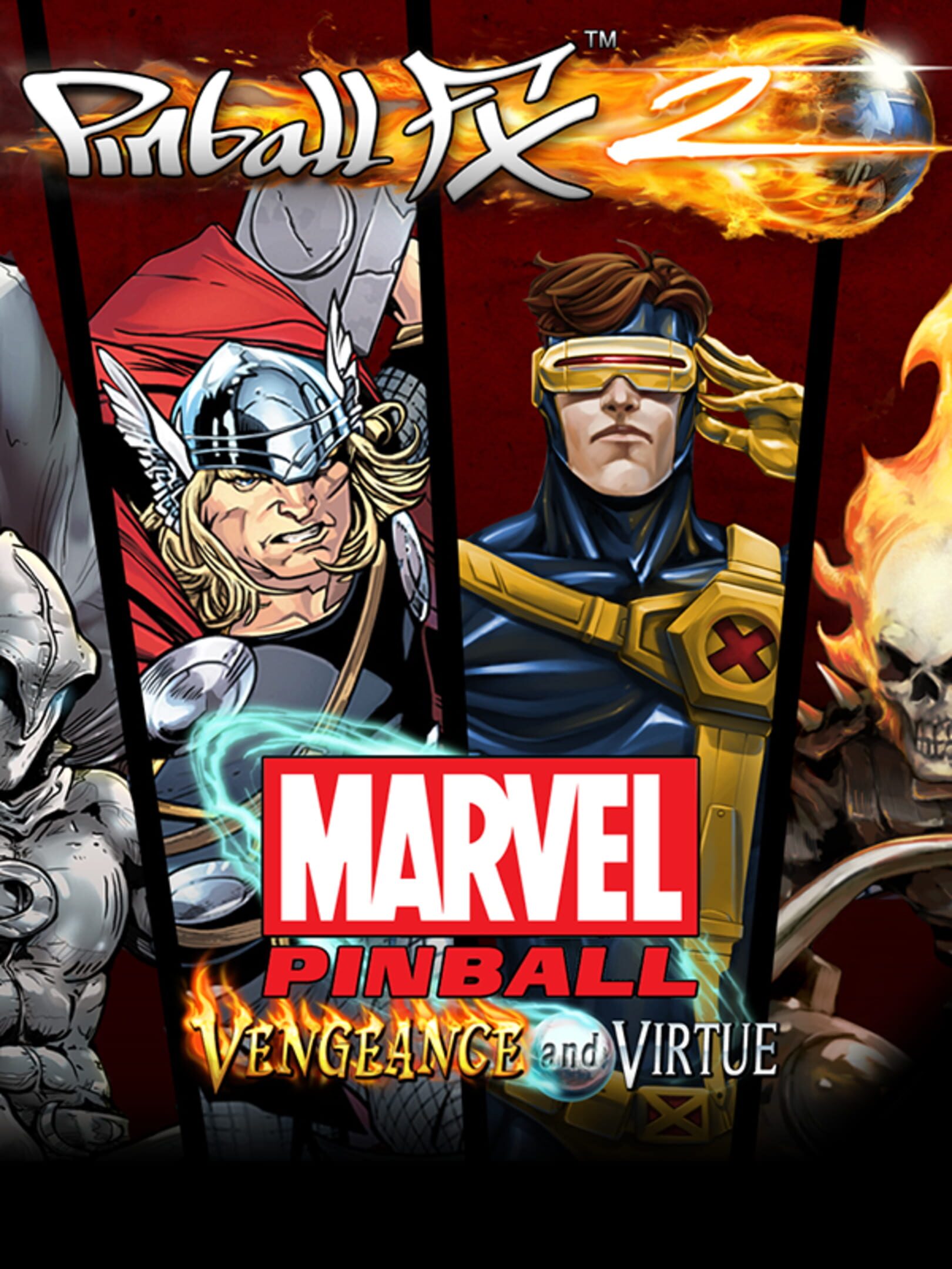 Pinball FX 2: Marvel Pinball - Vengeance and Virtue cover