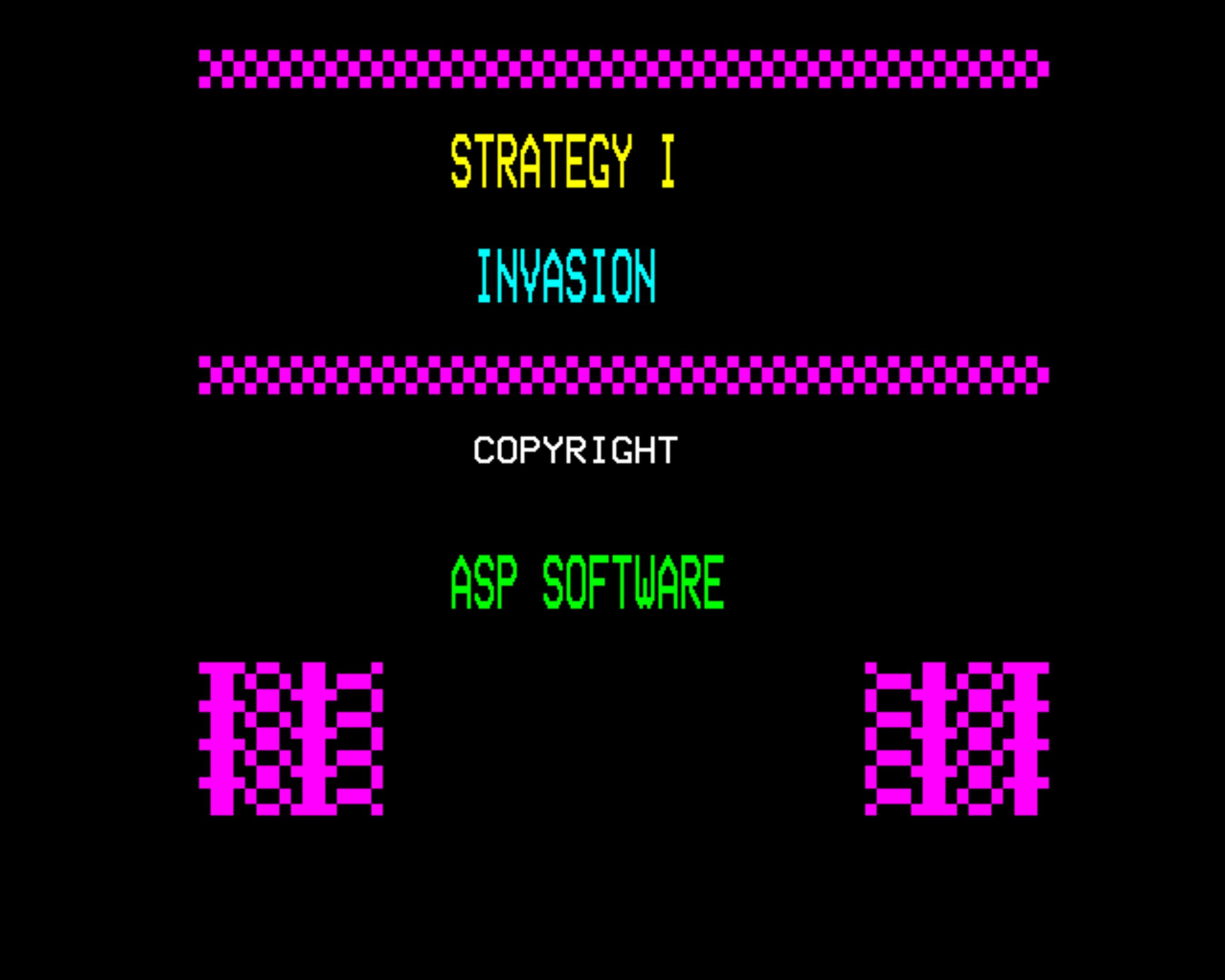 Strategy 1: Invasion