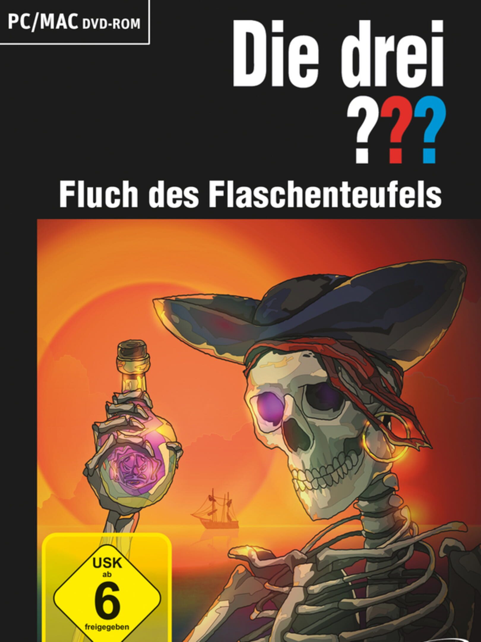 Die drei ???: Fluch des Flaschenteufels cover