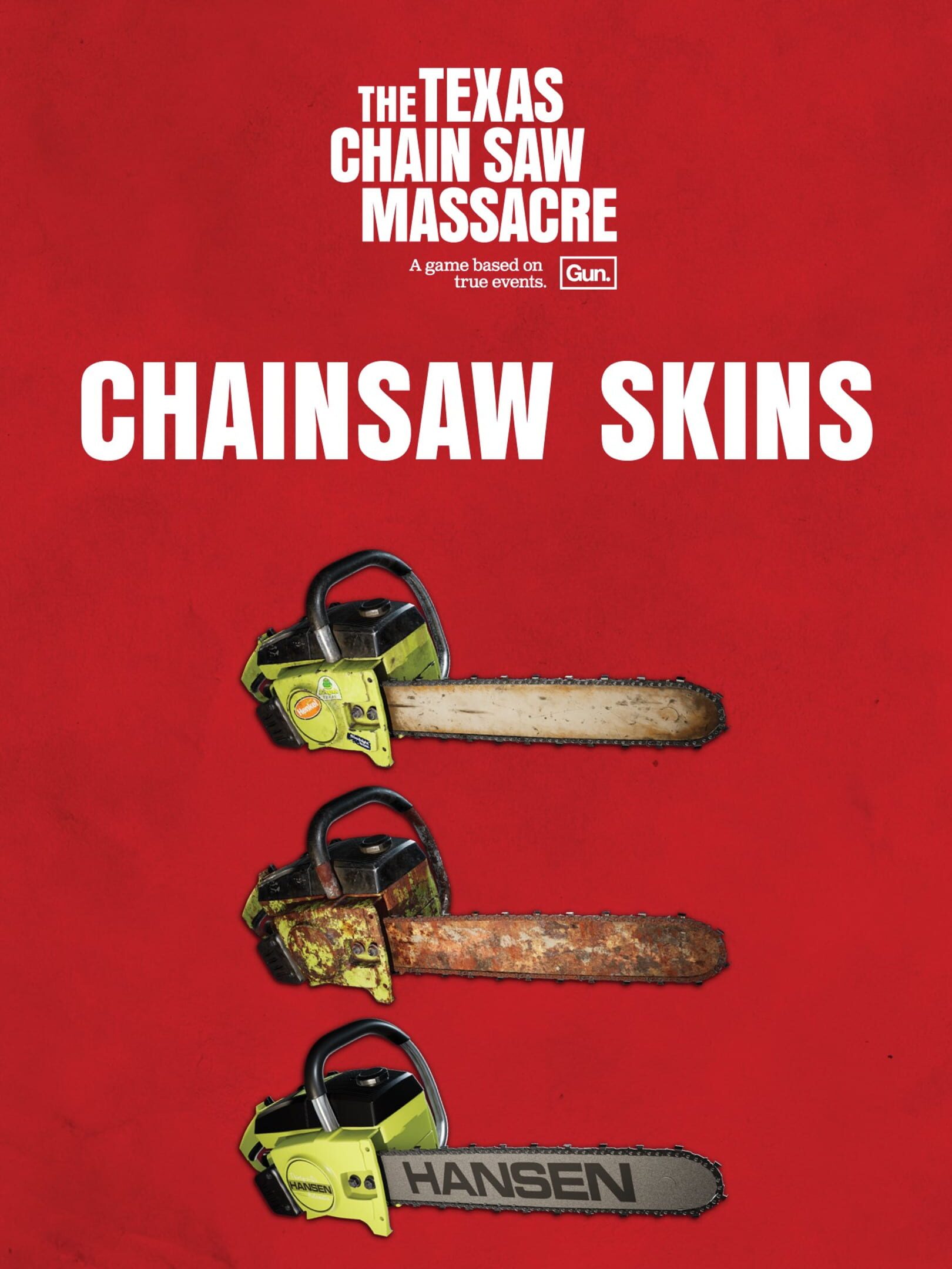 The Texas Chain Saw Massacre: Chainsaw Skin Variants