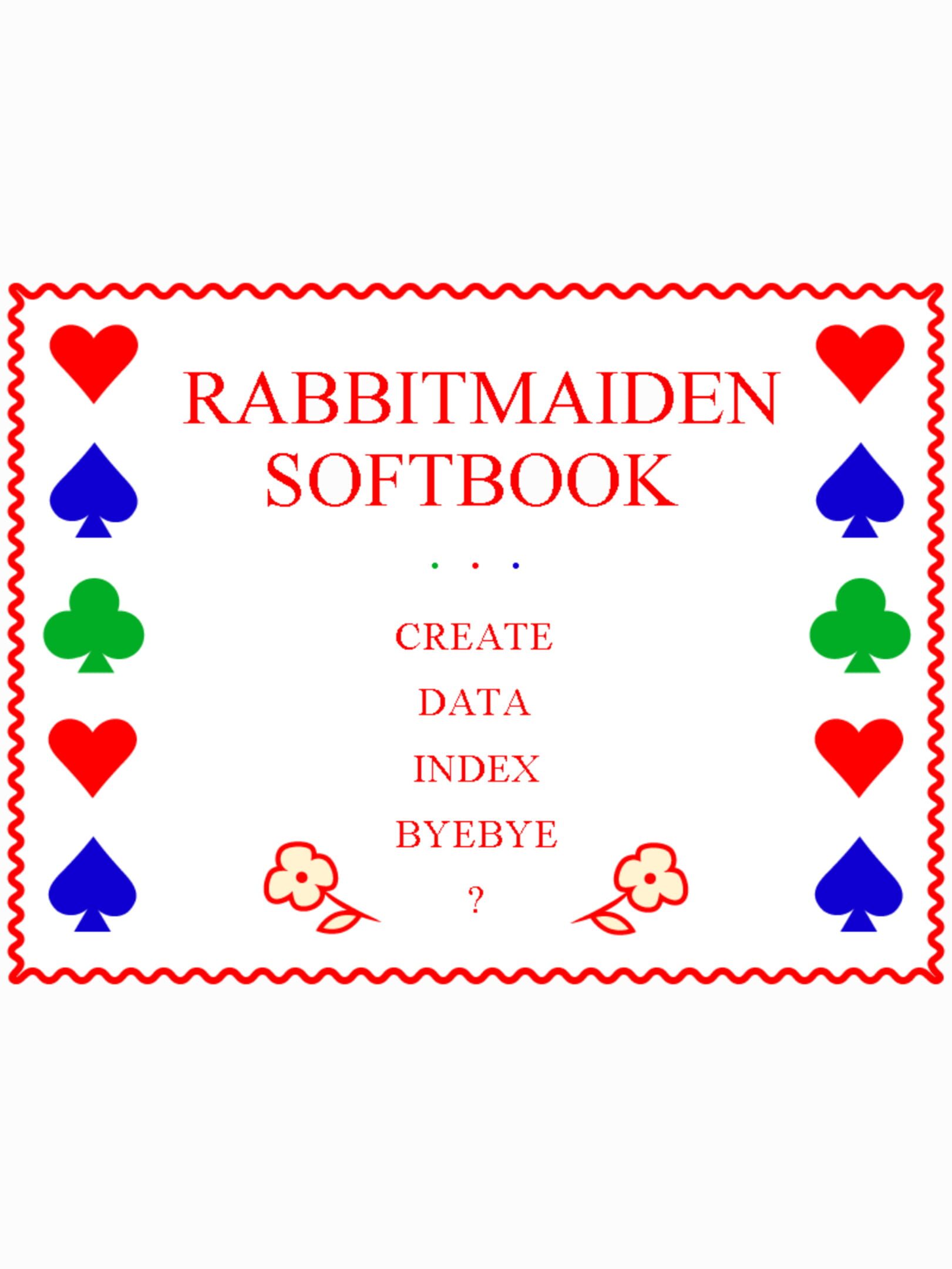 Rabbitmaiden Softbook cover