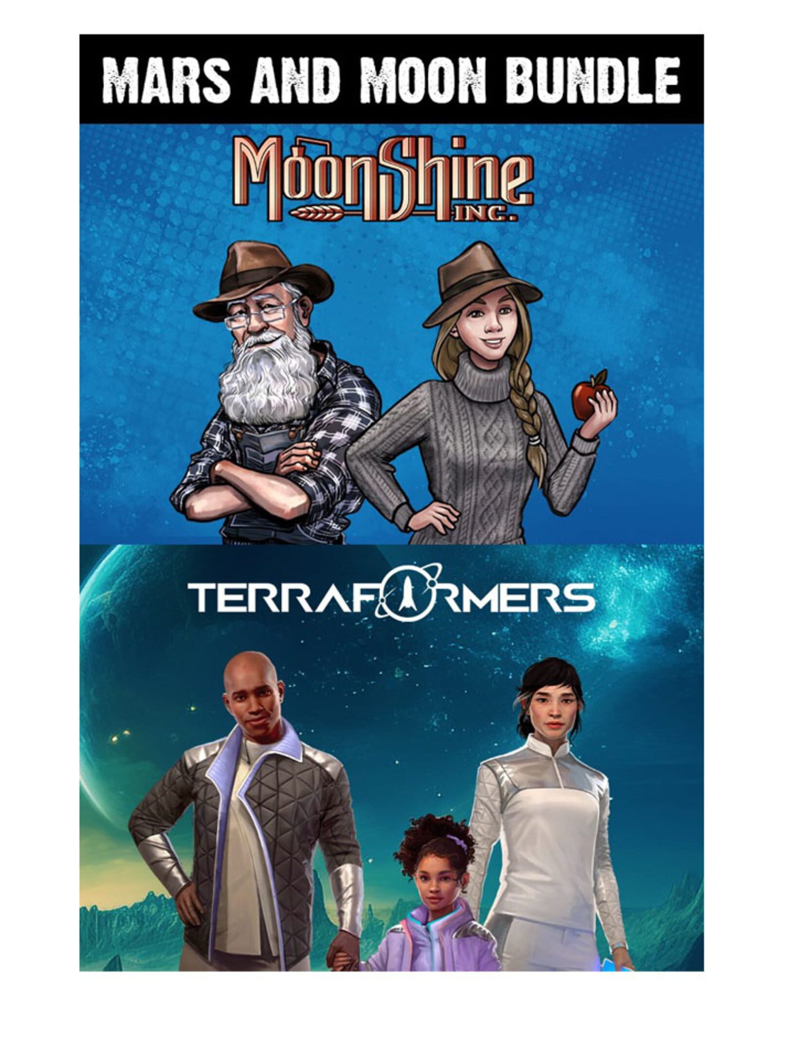 Terraformers & Moonshine Inc.: Mars and Moon Bundle cover