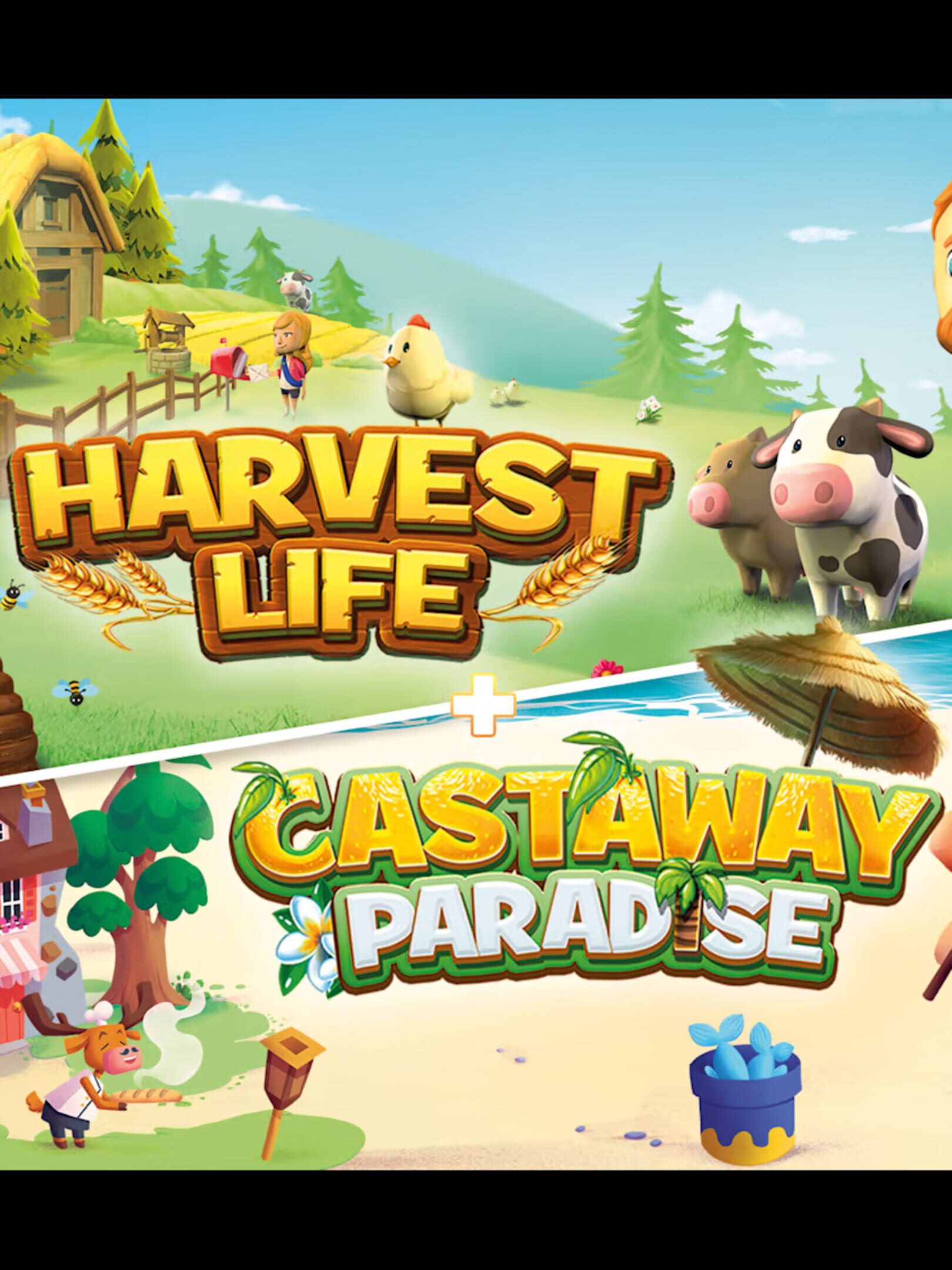 Harvest Life + Castaway Paradise cover