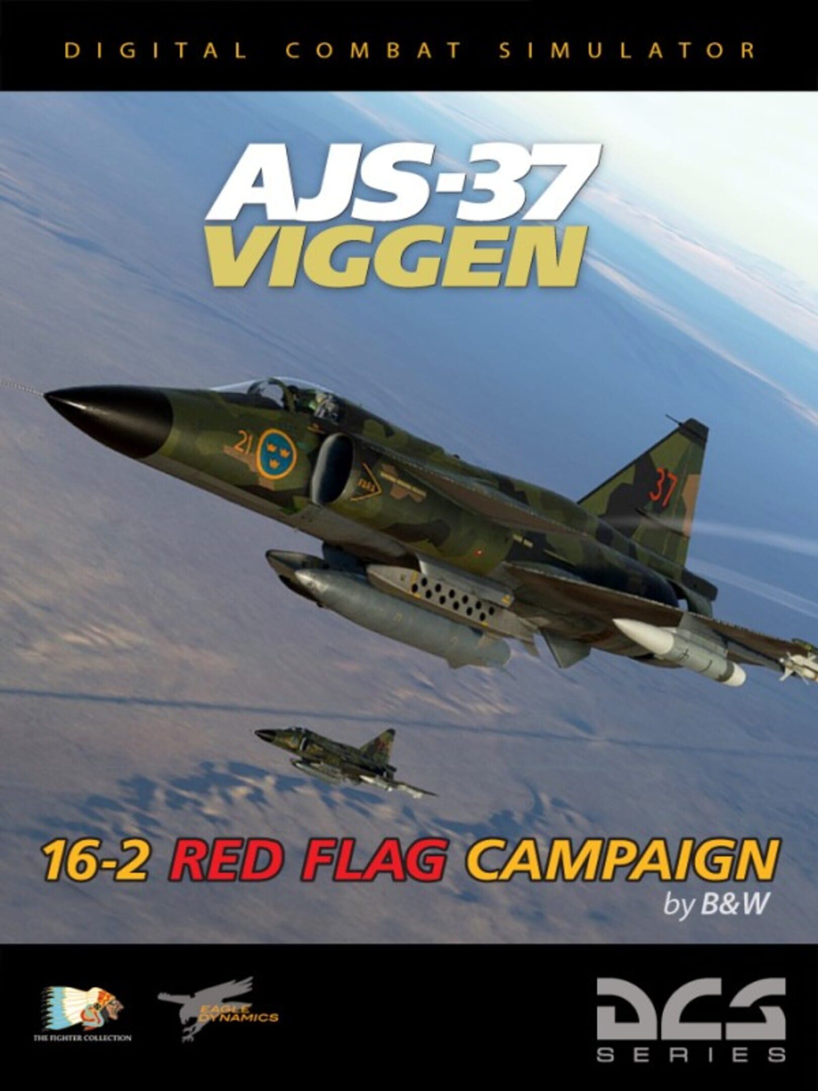 DCS World: AJS-37 Viggen - 16-2 Red Flag Campaign cover
