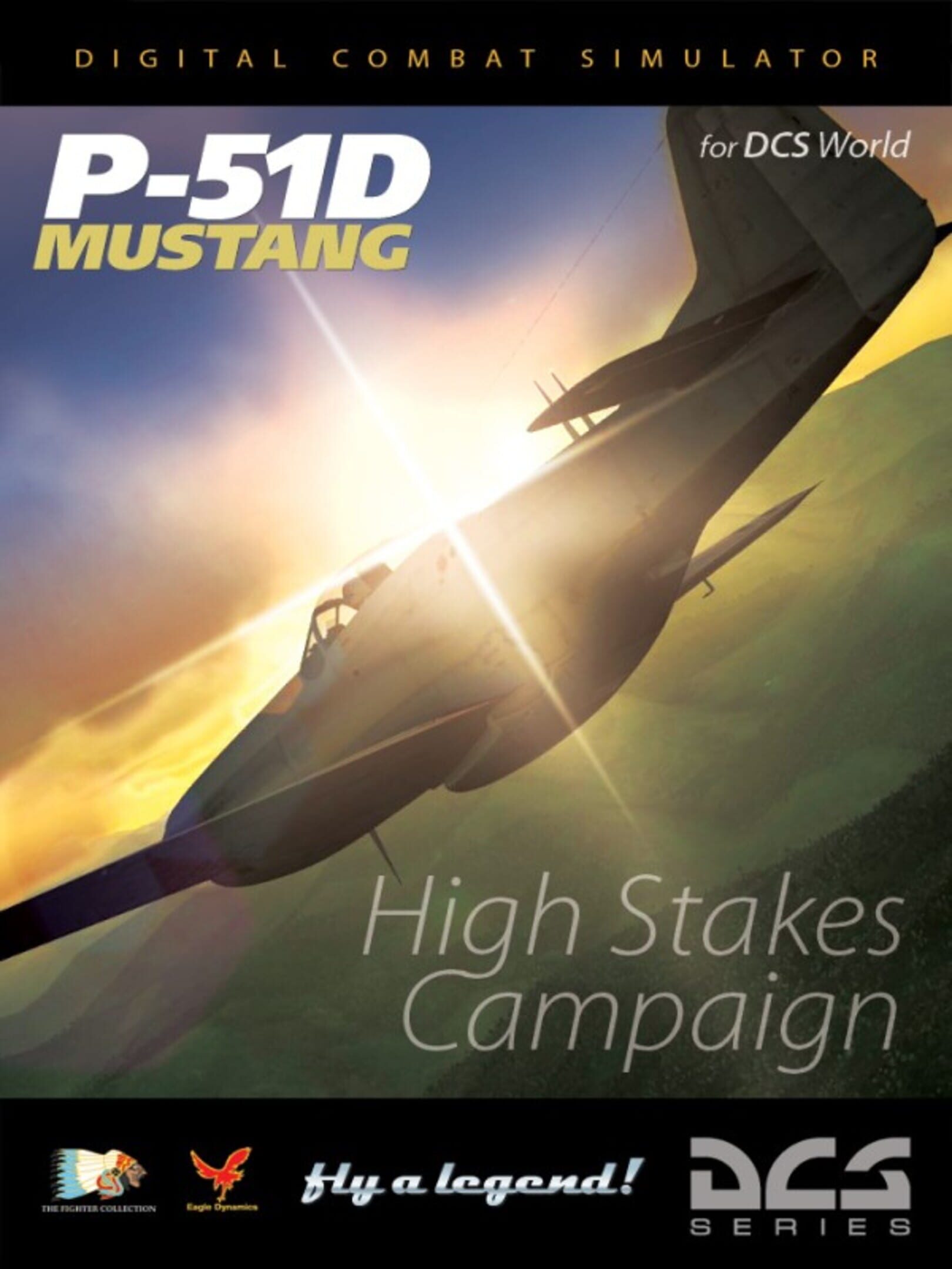 DCS World: P-51D - High Stakes Campaign cover