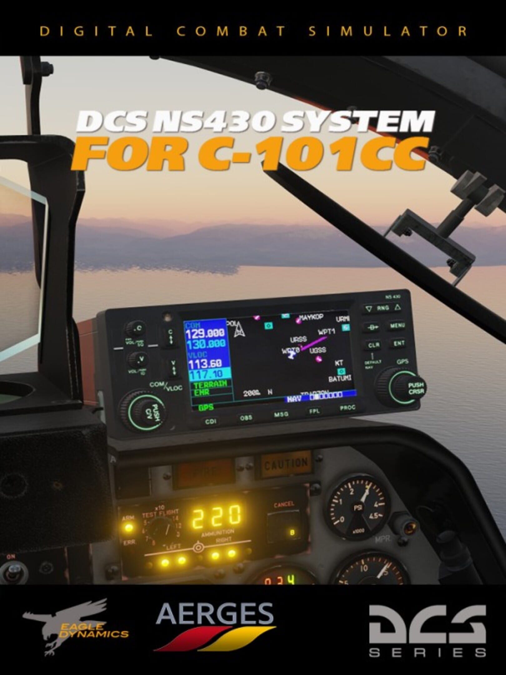DCS World: NS 430 Navigation System for C-101СС cover