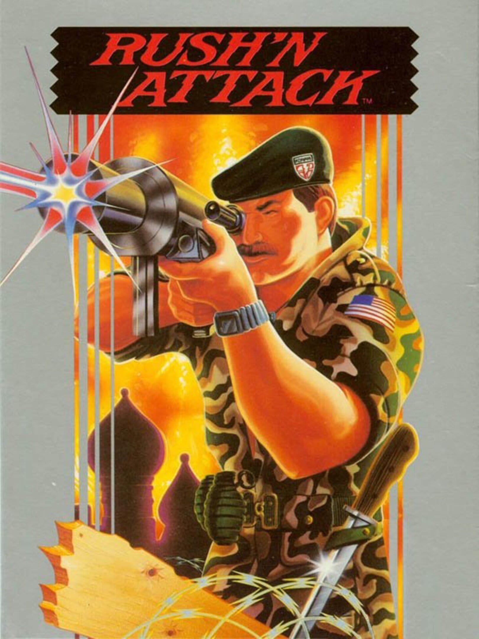 Rush'n Attack box art