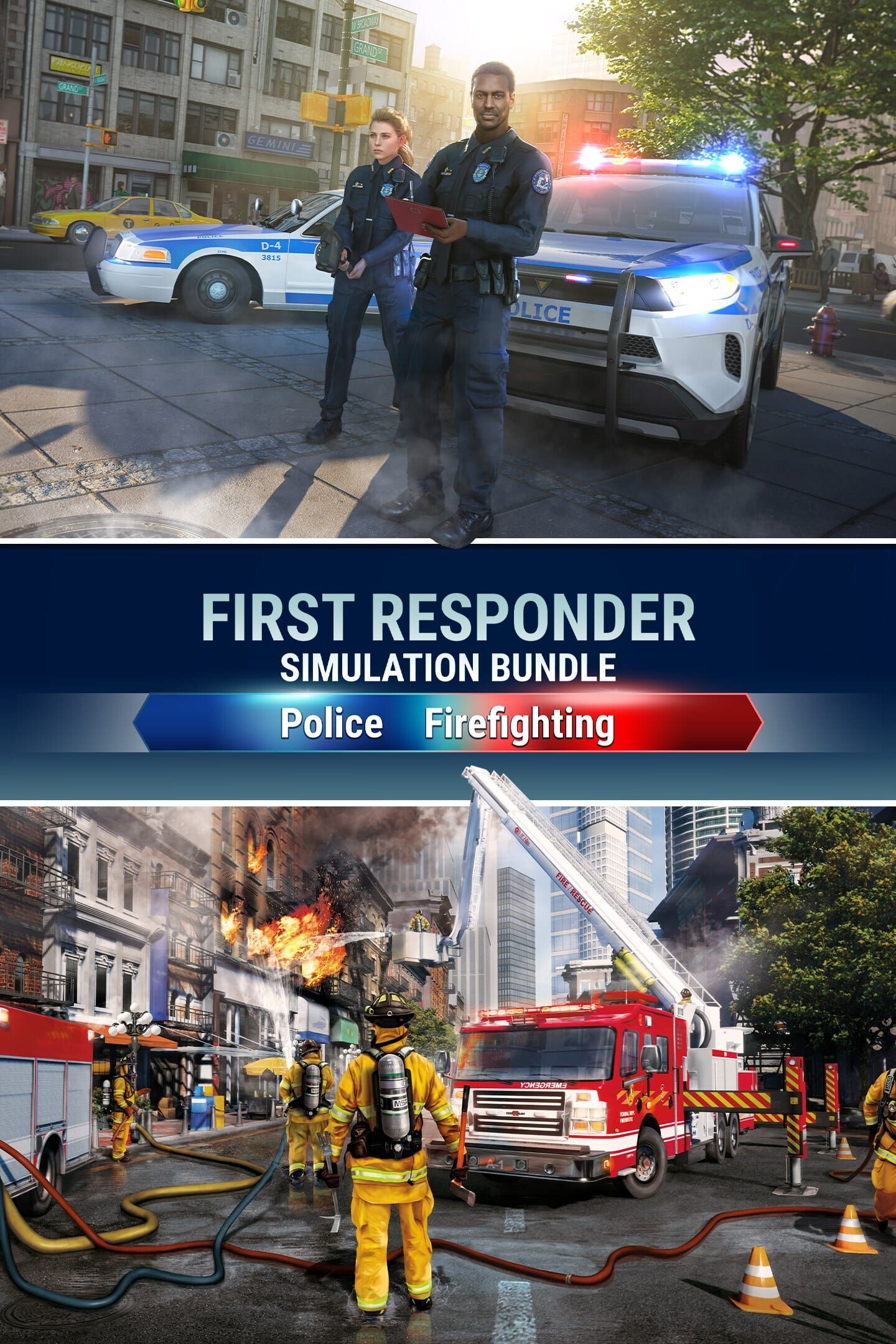 First Responder Simulation Bundle: Police Firefighting cover