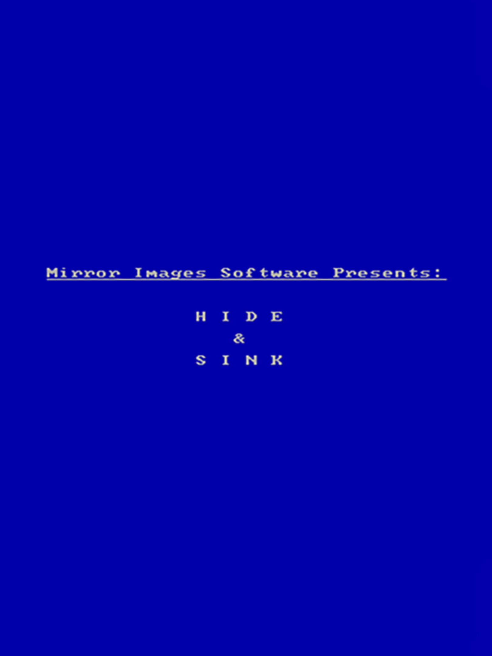 Hide & Sink cover