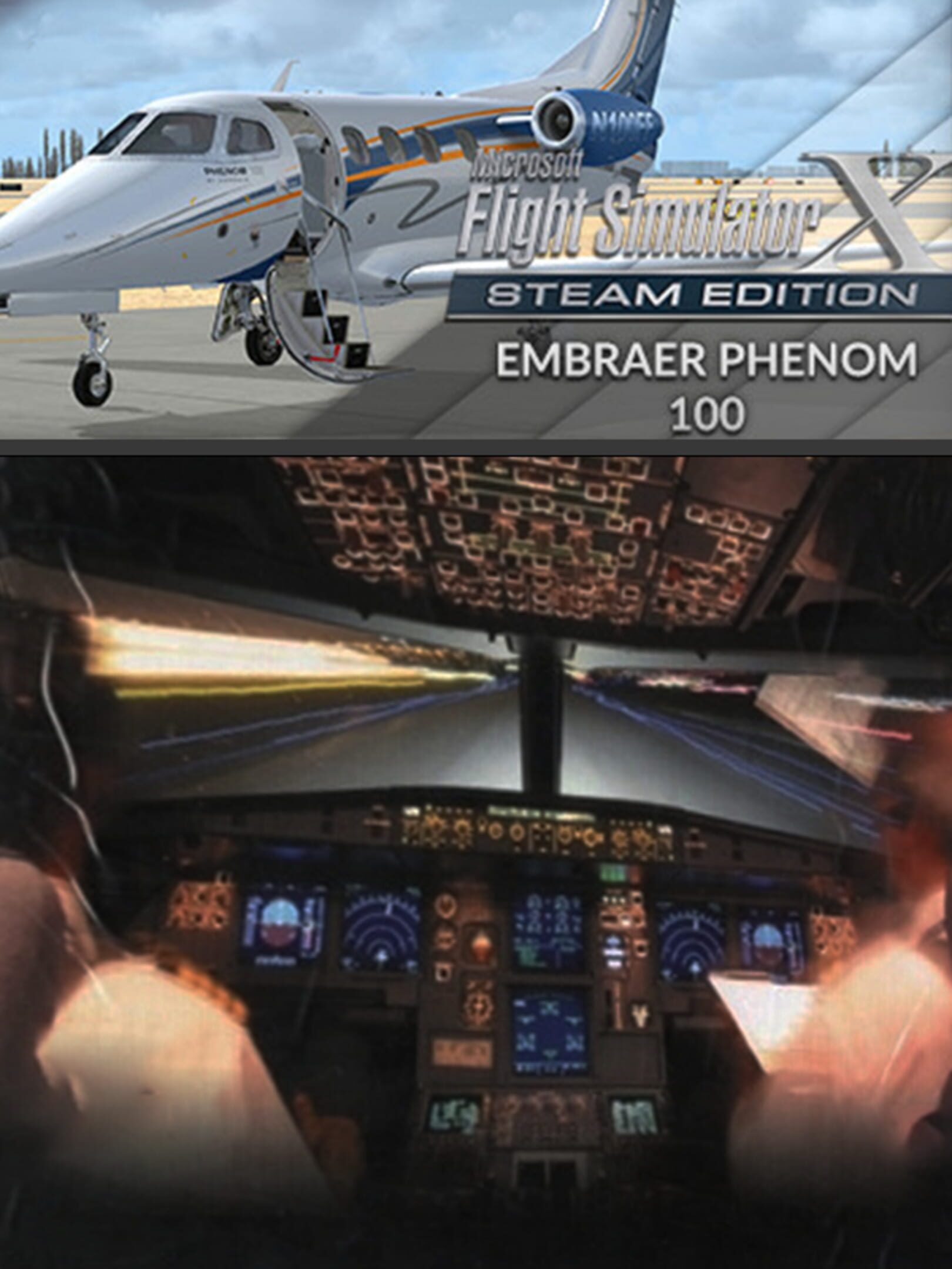 Microsoft Flight Simulator X: Steam Edition - Embraer Phenom 100 cover