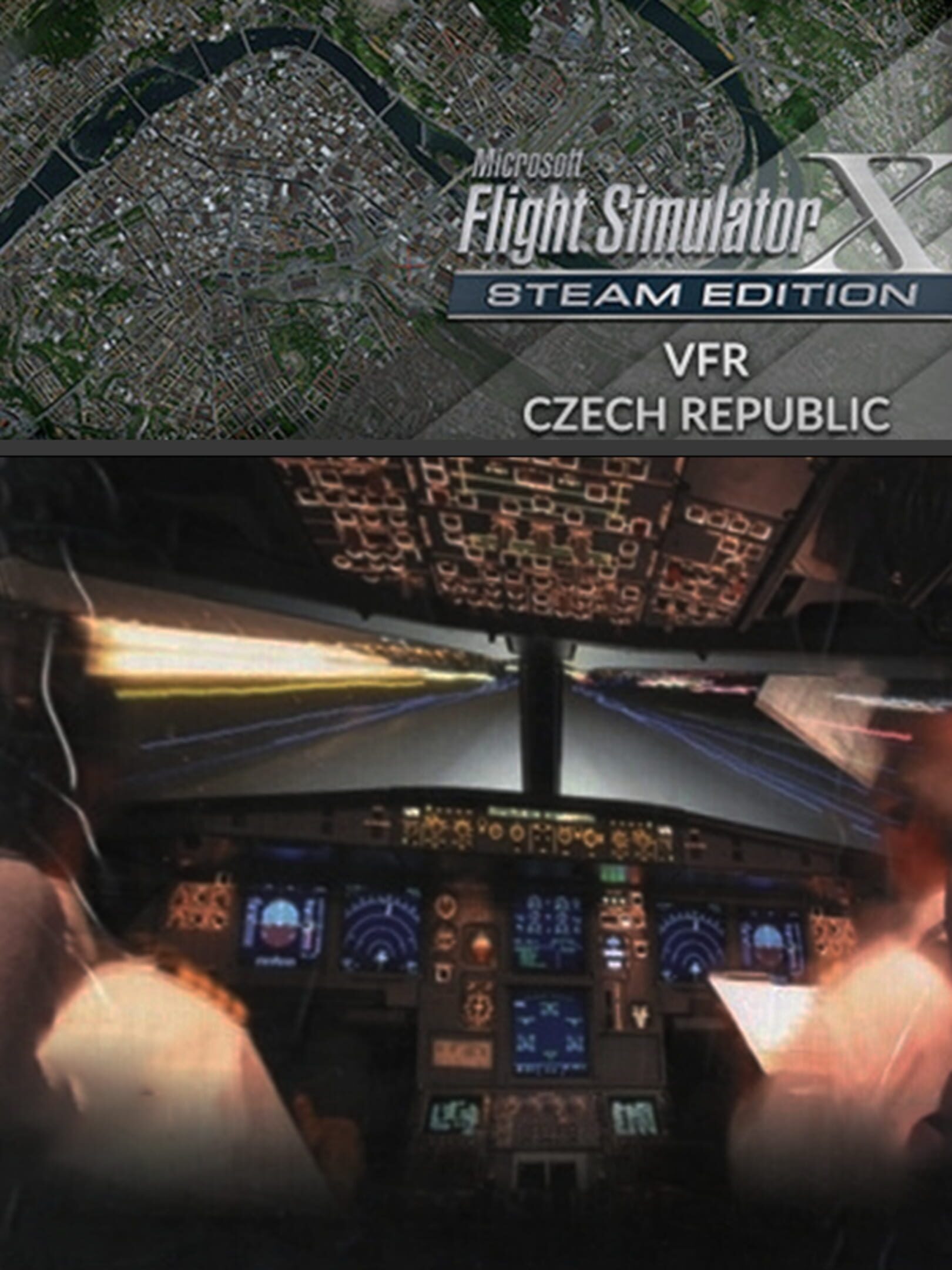 Microsoft Flight Simulator X: Steam Edition - VFR Czech Republic cover