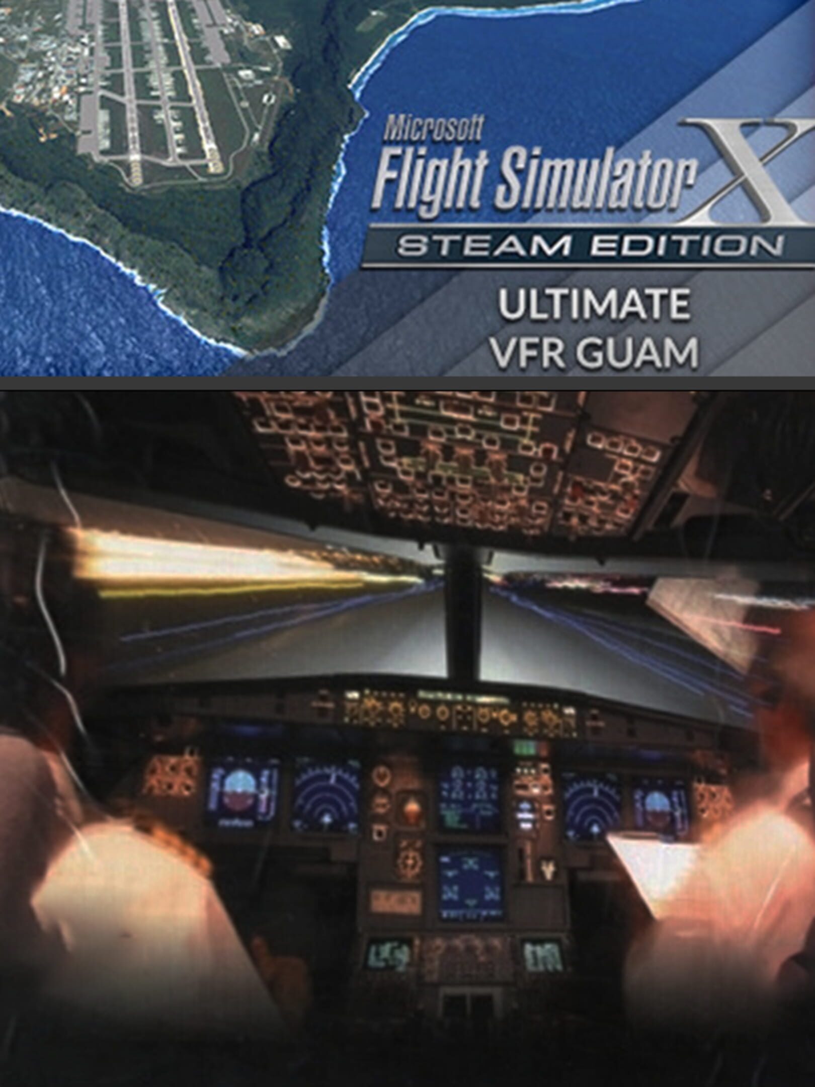 Microsoft Flight Simulator X: Steam Edition - Ultimate VFR Guam cover
