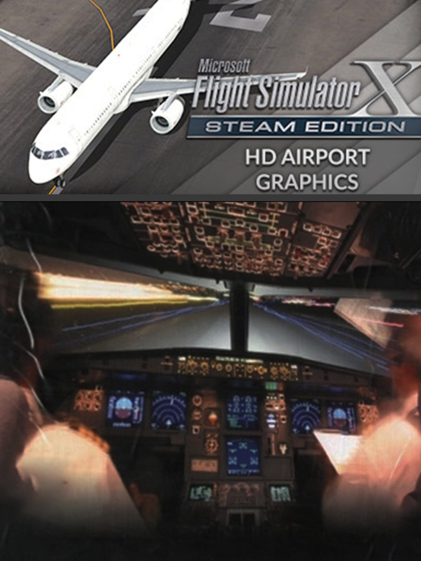 Microsoft Flight Simulator X: Steam Edition - HD Airport Graphics cover