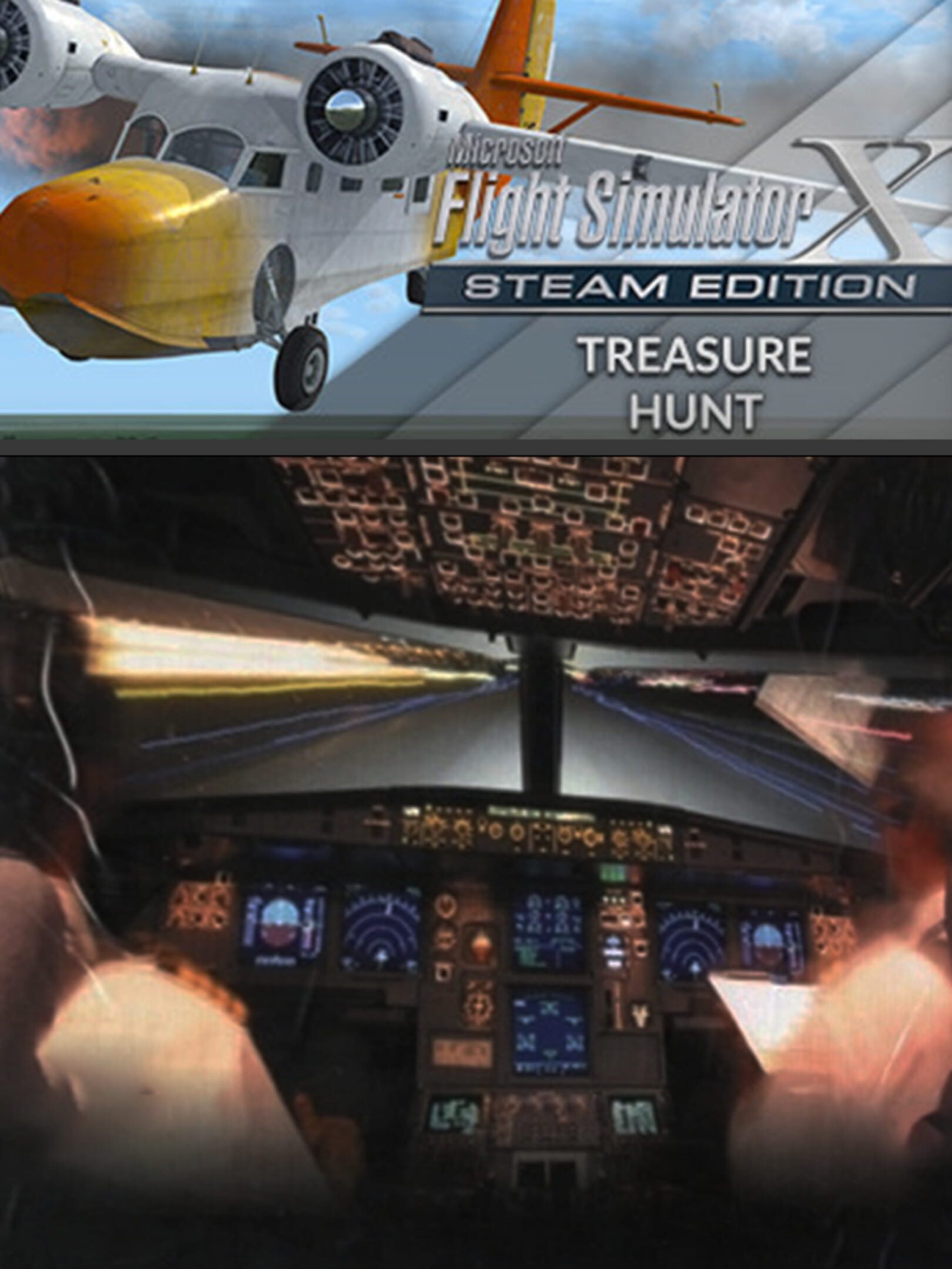 Microsoft Flight Simulator X: Steam Edition - Treasure Hunt cover