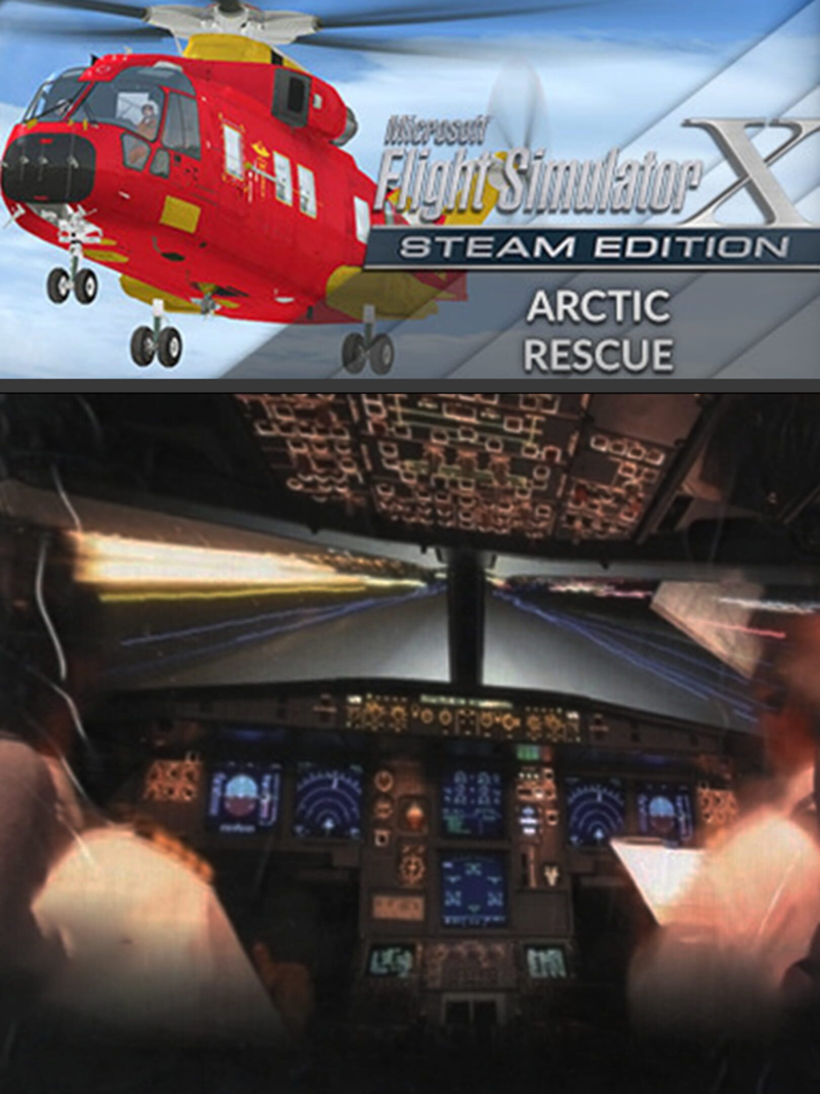 Microsoft Flight Simulator X: Steam Edition - Arctic Rescue cover