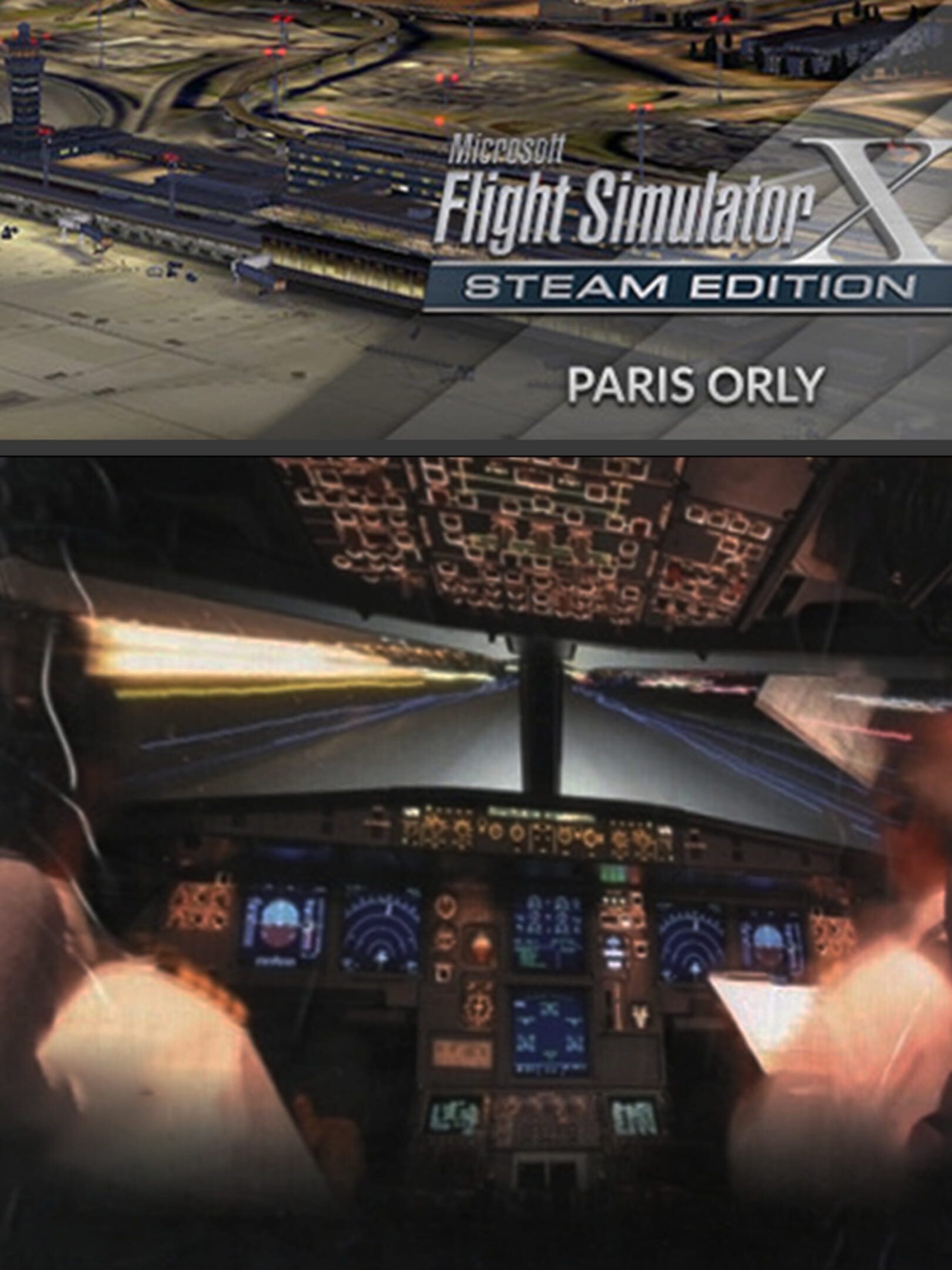 Microsoft Flight Simulator X: Steam Edition - Paris Orly (LFPO) cover