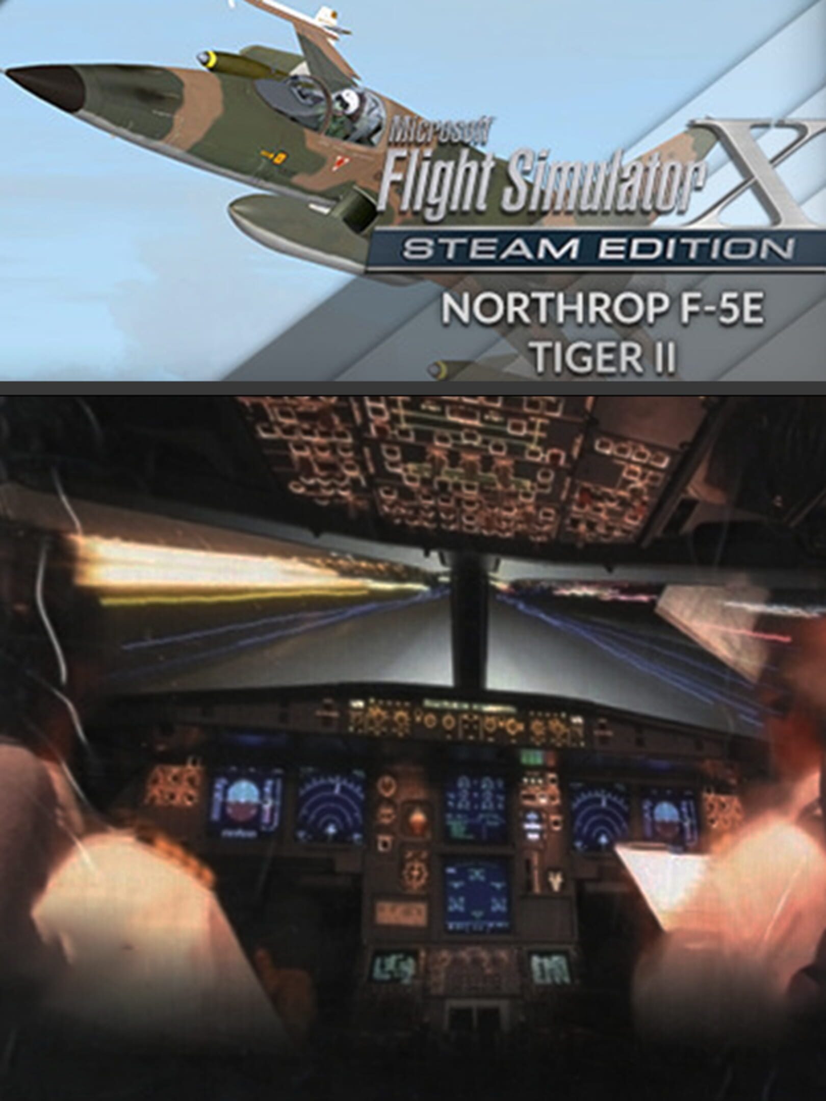 Microsoft Flight Simulator X: Steam Edition - Northrop F-5E Tiger II cover