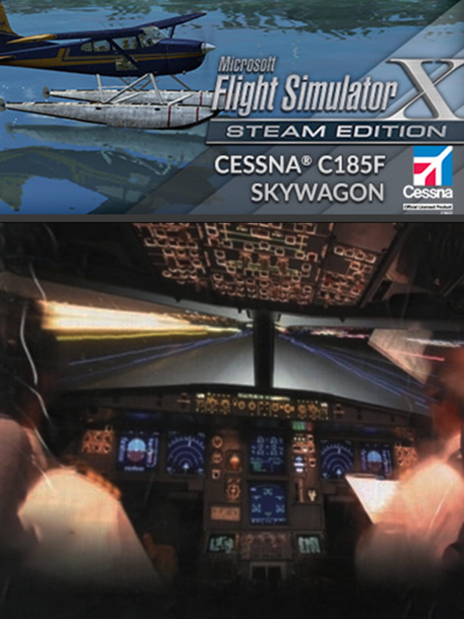 Microsoft Flight Simulator X: Steam Edition - Cessna C185F Skywagon cover