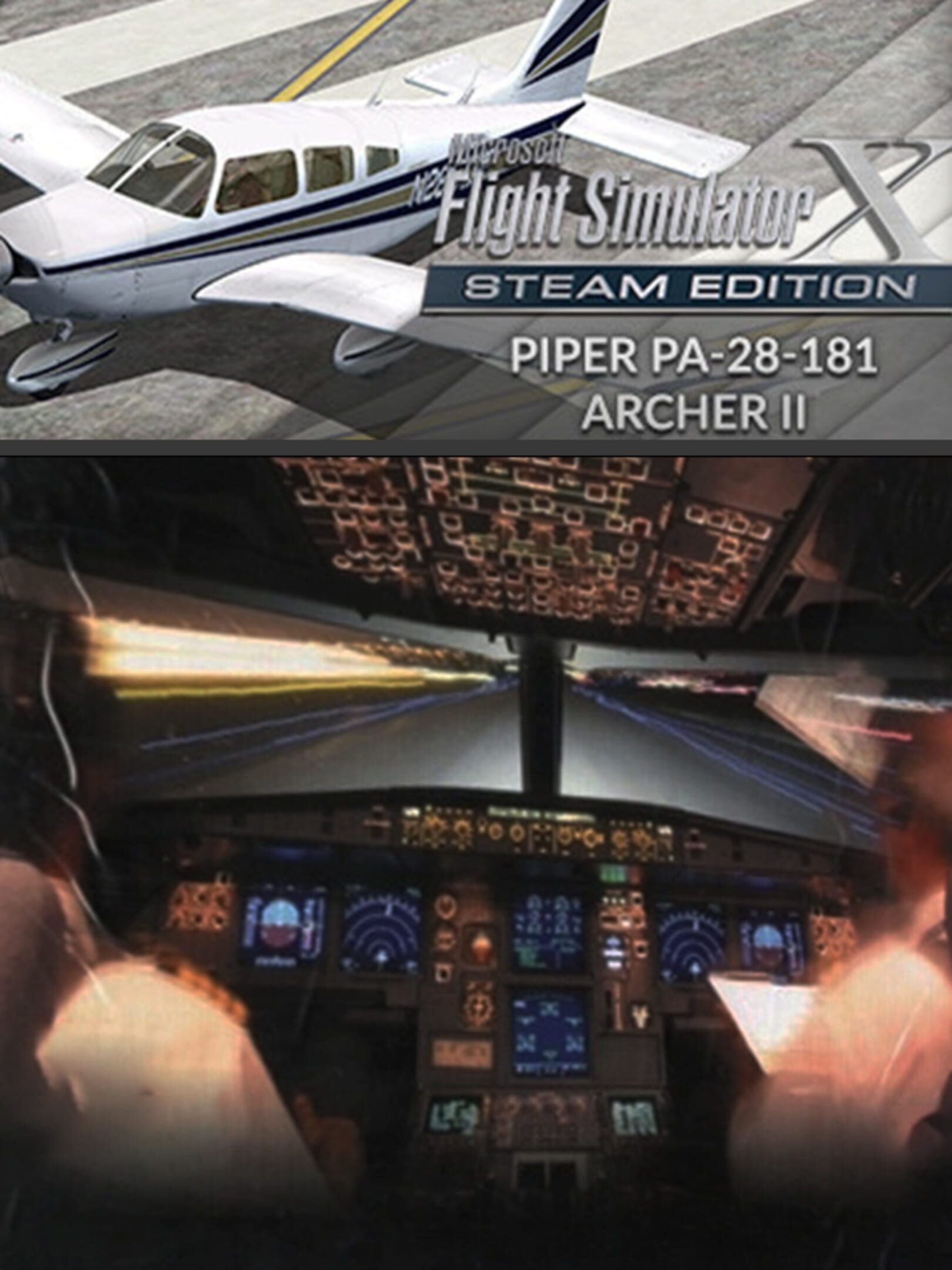 Microsoft Flight Simulator X: Steam Edition - Piper PA-28-181 Archer II cover