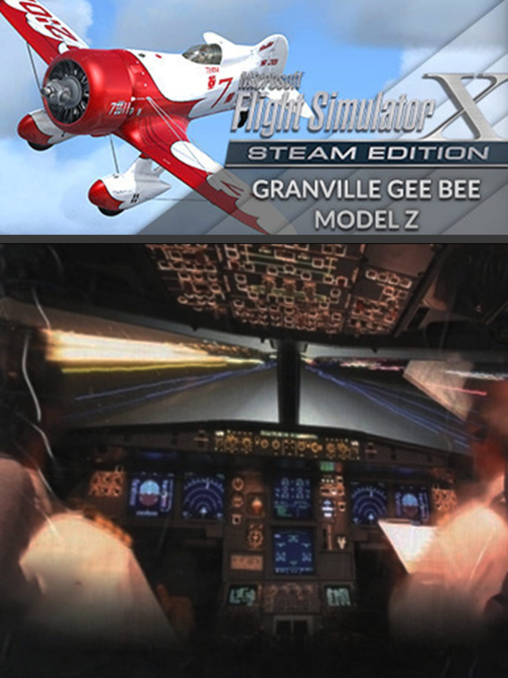 Microsoft Flight Simulator X: Steam Edition - Granville Gee Bee Model Z cover