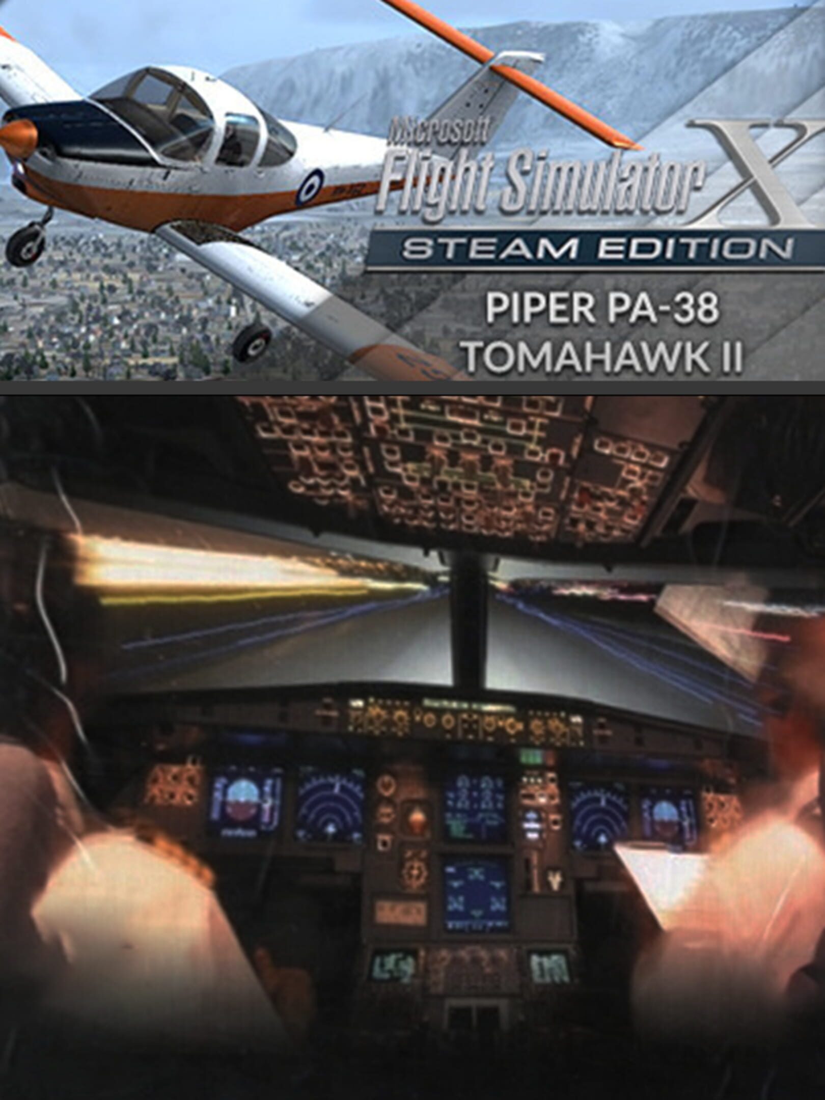 Microsoft Flight Simulator X: Steam Edition - Piper PA-38 Tomahawk II cover
