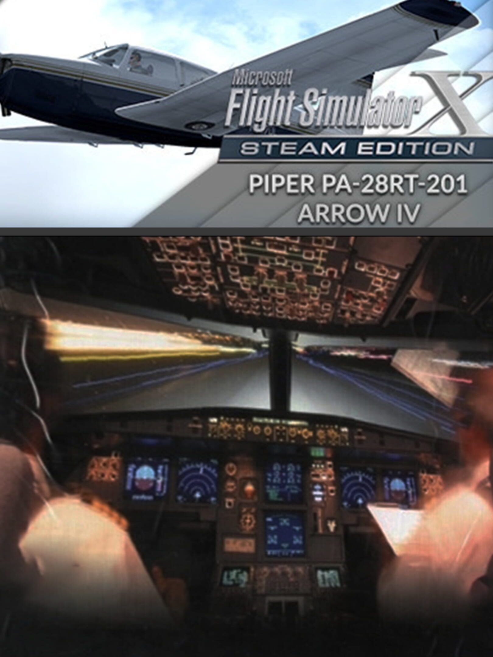 Microsoft Flight Simulator X: Steam Edition - Piper PA-28RT-201 Arrow IV cover