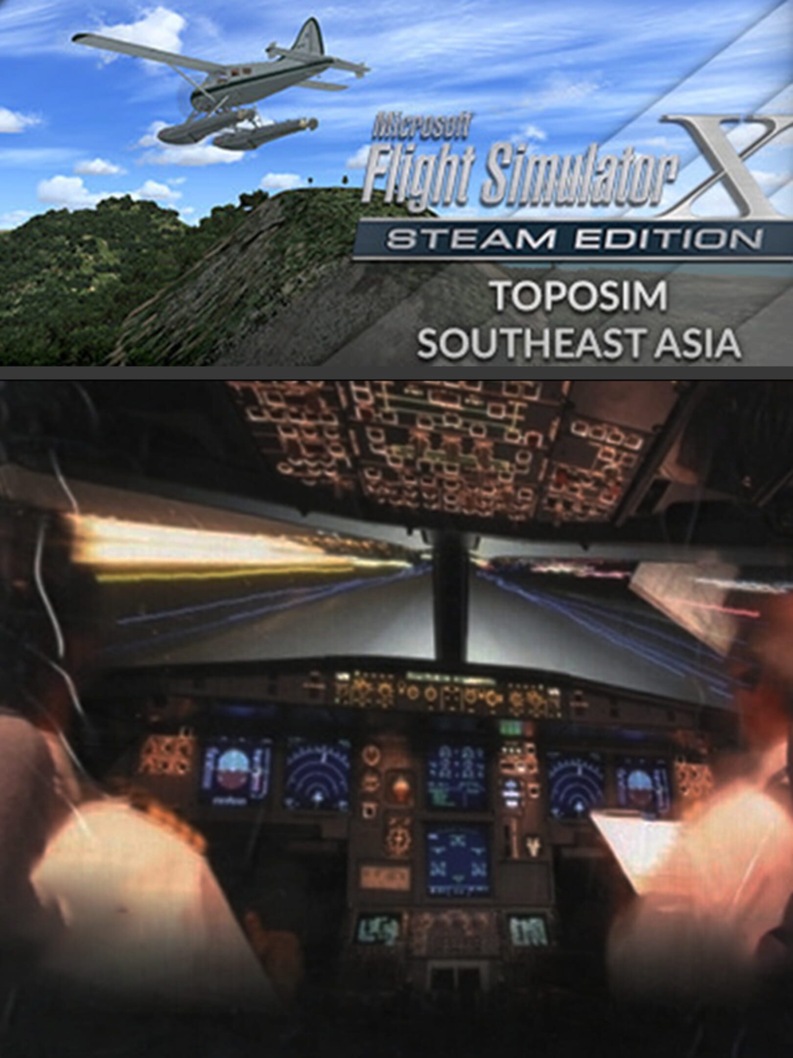 Microsoft Flight Simulator X: Steam Edition - Toposim Southeast Asia cover