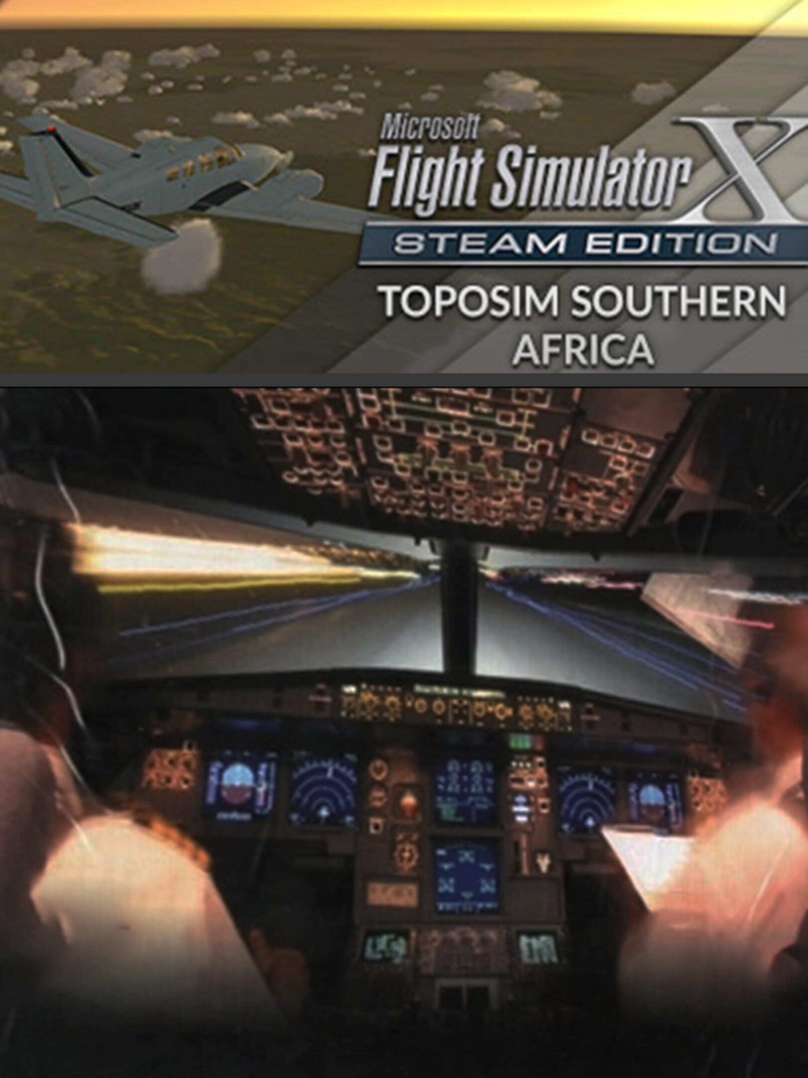 Microsoft Flight Simulator X: Steam Edition - Toposim Southern Africa cover
