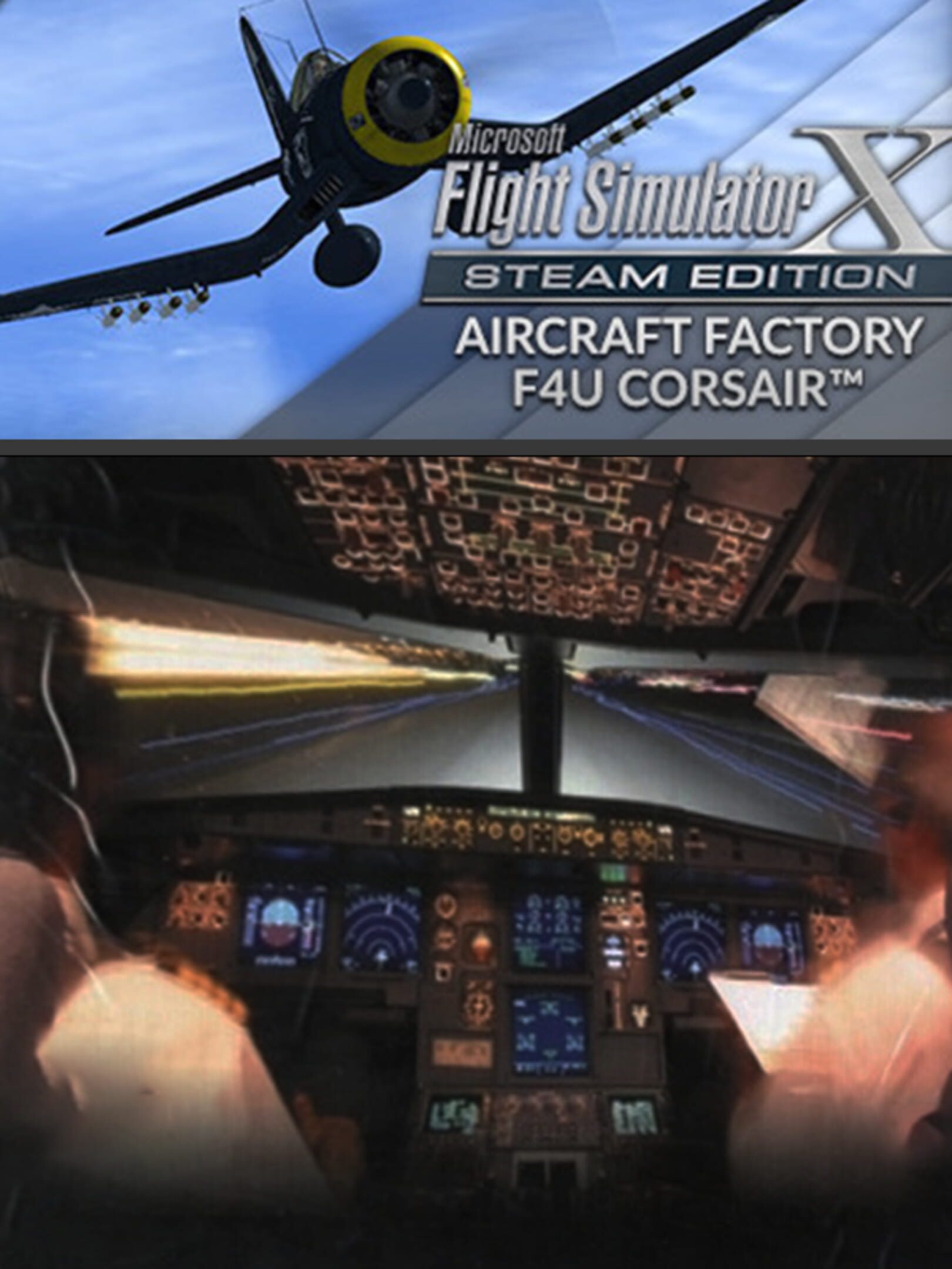 Microsoft Flight Simulator X: Steam Edition - Aircraft Factory F4U Corsair cover