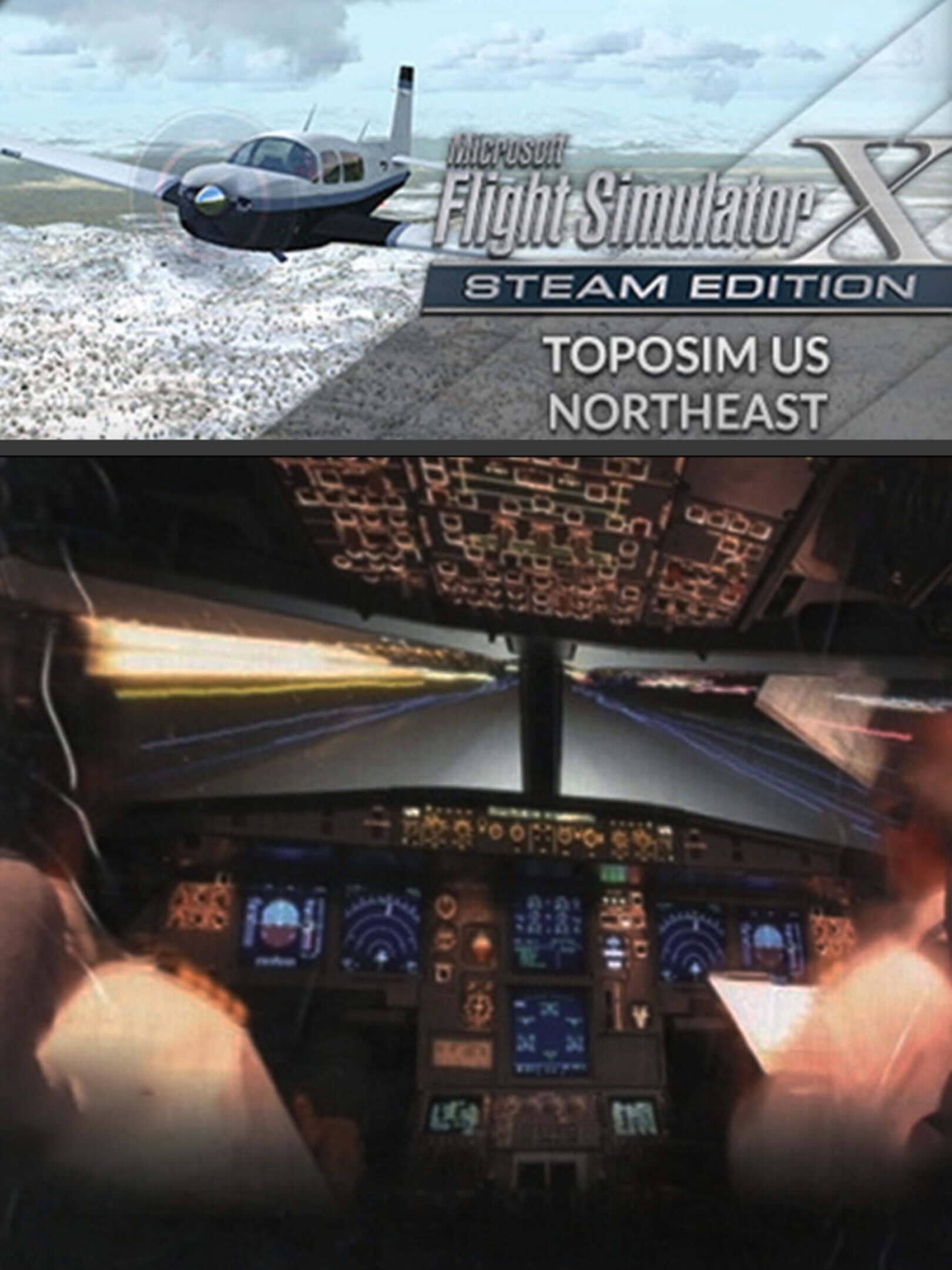 Microsoft Flight Simulator X: Steam Edition - Toposim US Northeast cover