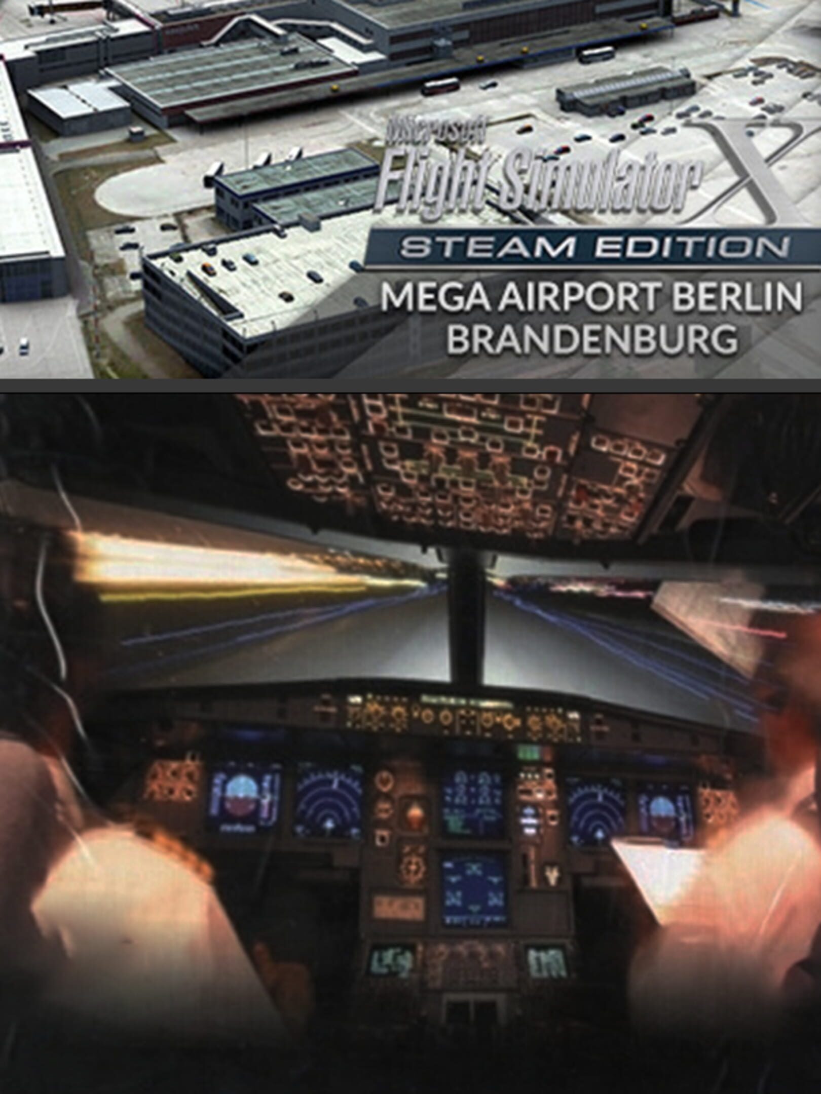 Microsoft Flight Simulator X: Steam Edition - Mega Airport Berlin Brandenburg cover