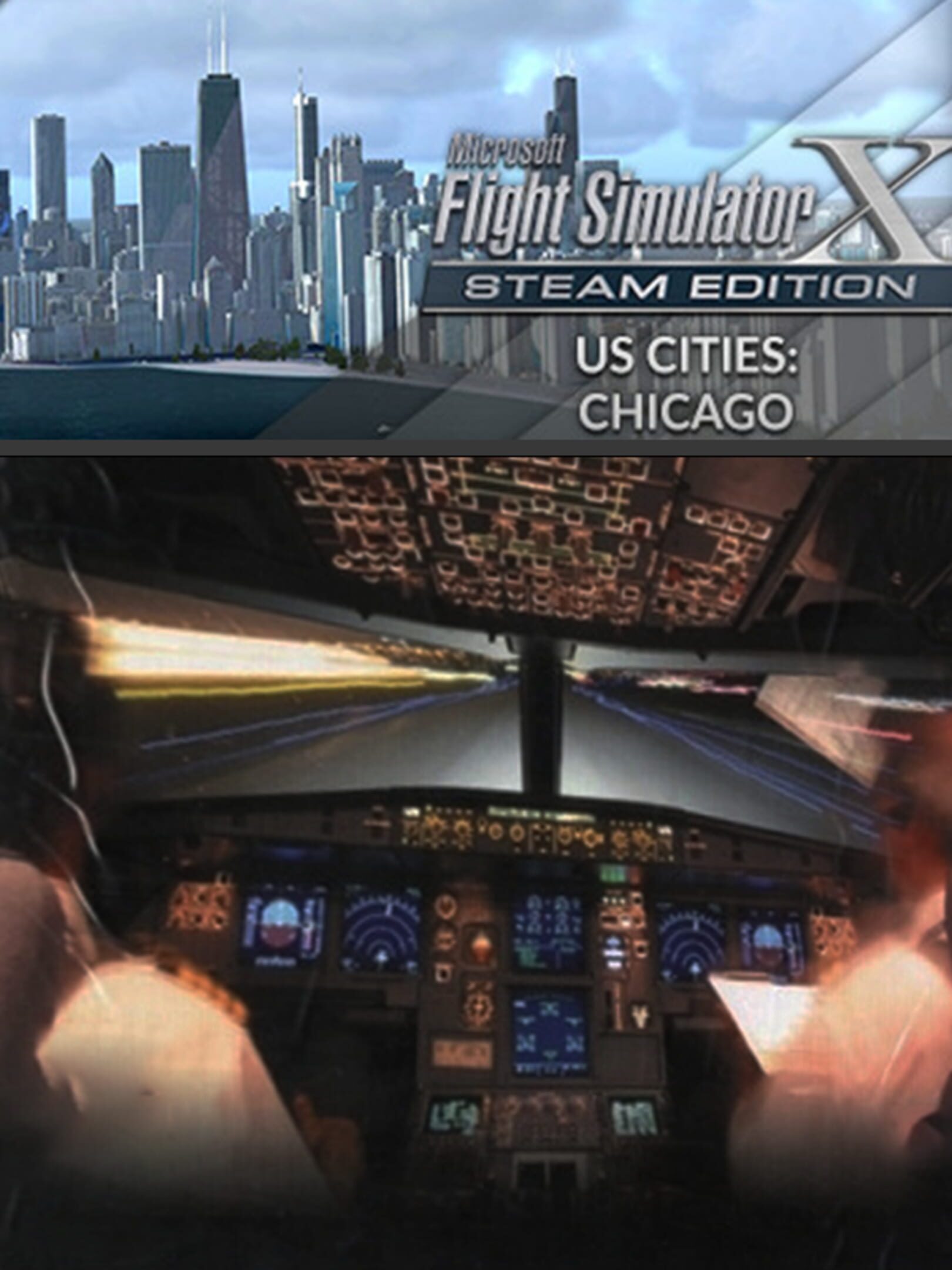 Microsoft Flight Simulator X: Steam Edition - US Cities X: Chicago cover