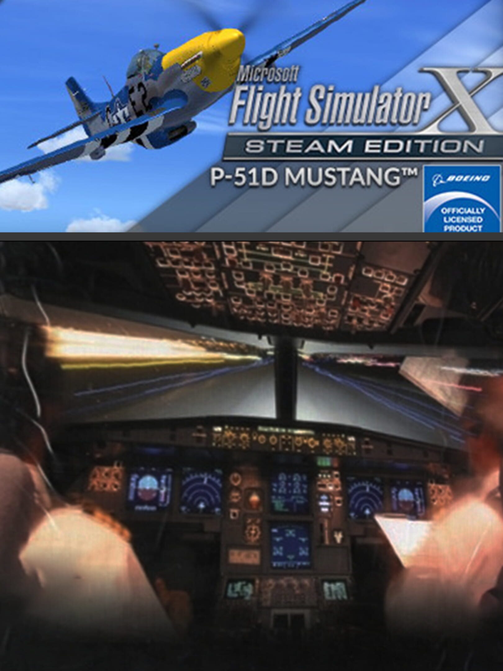 Microsoft Flight Simulator X: Steam Edition - P-51D Mustang cover