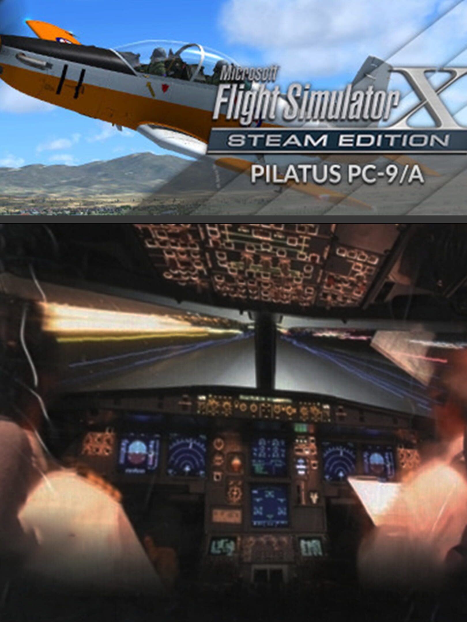 Microsoft Flight Simulator X: Steam Edition - Pilatus PC-9/A cover
