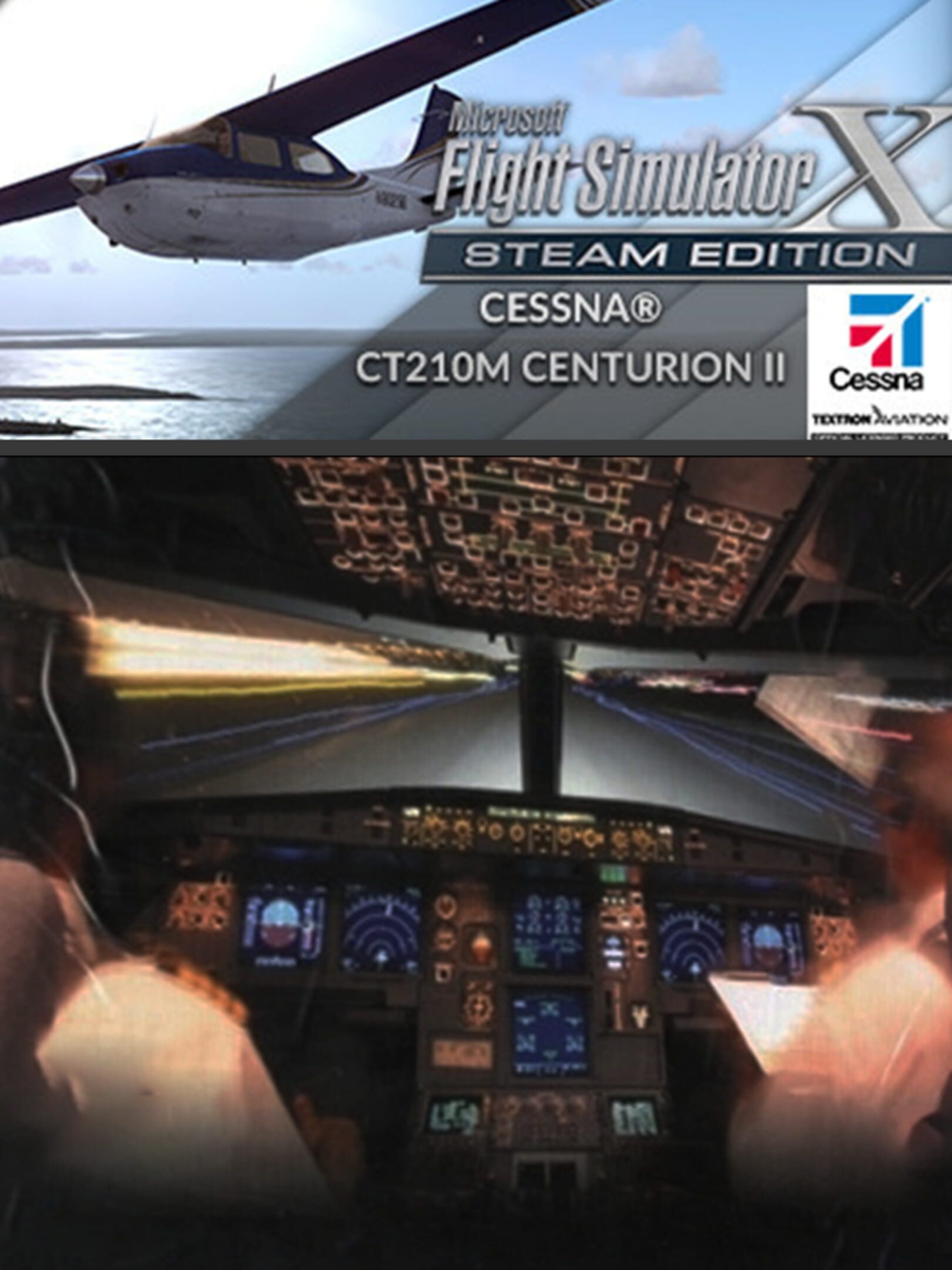 Microsoft Flight Simulator X: Steam Edition - Cessna CT210M Centurion II cover