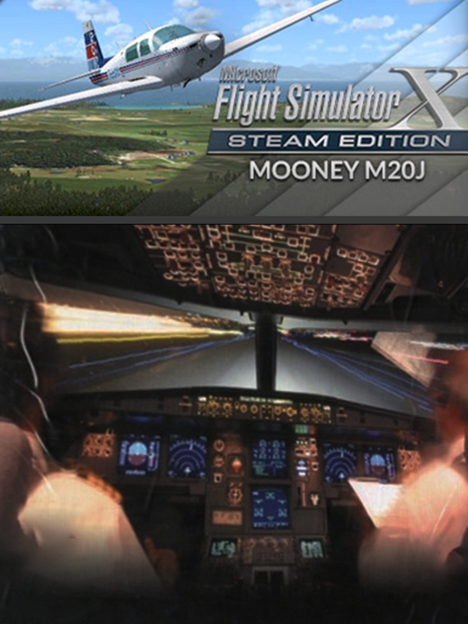 Microsoft Flight Simulator X: Steam Edition - Mooney M20J cover