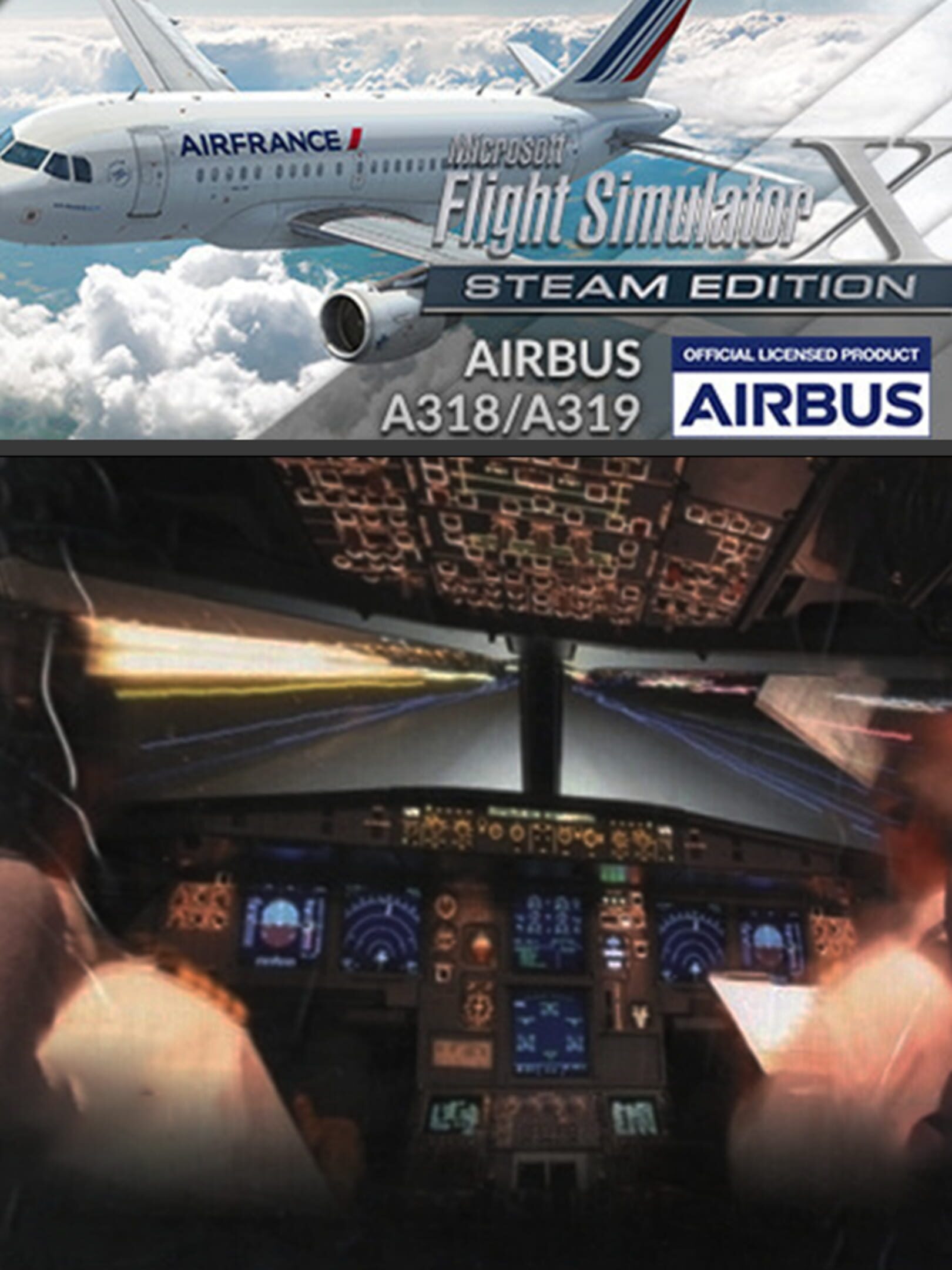 Microsoft Flight Simulator X: Steam Edition - Airbus A318/A319 cover
