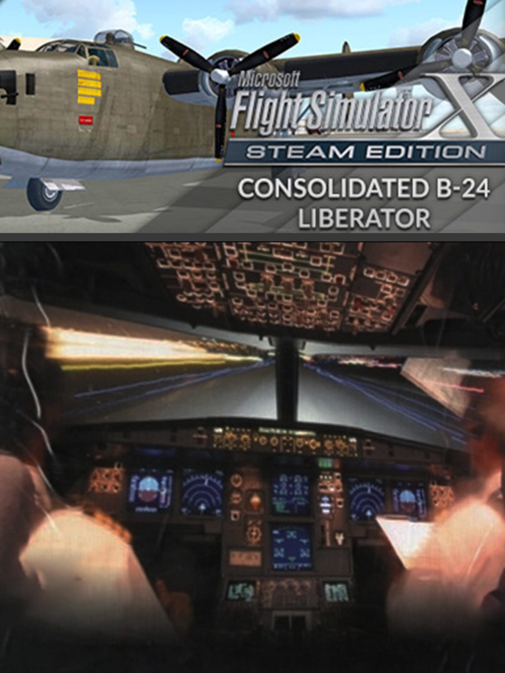 Microsoft Flight Simulator X: Steam Edition - Consolidated B-24 Liberator cover
