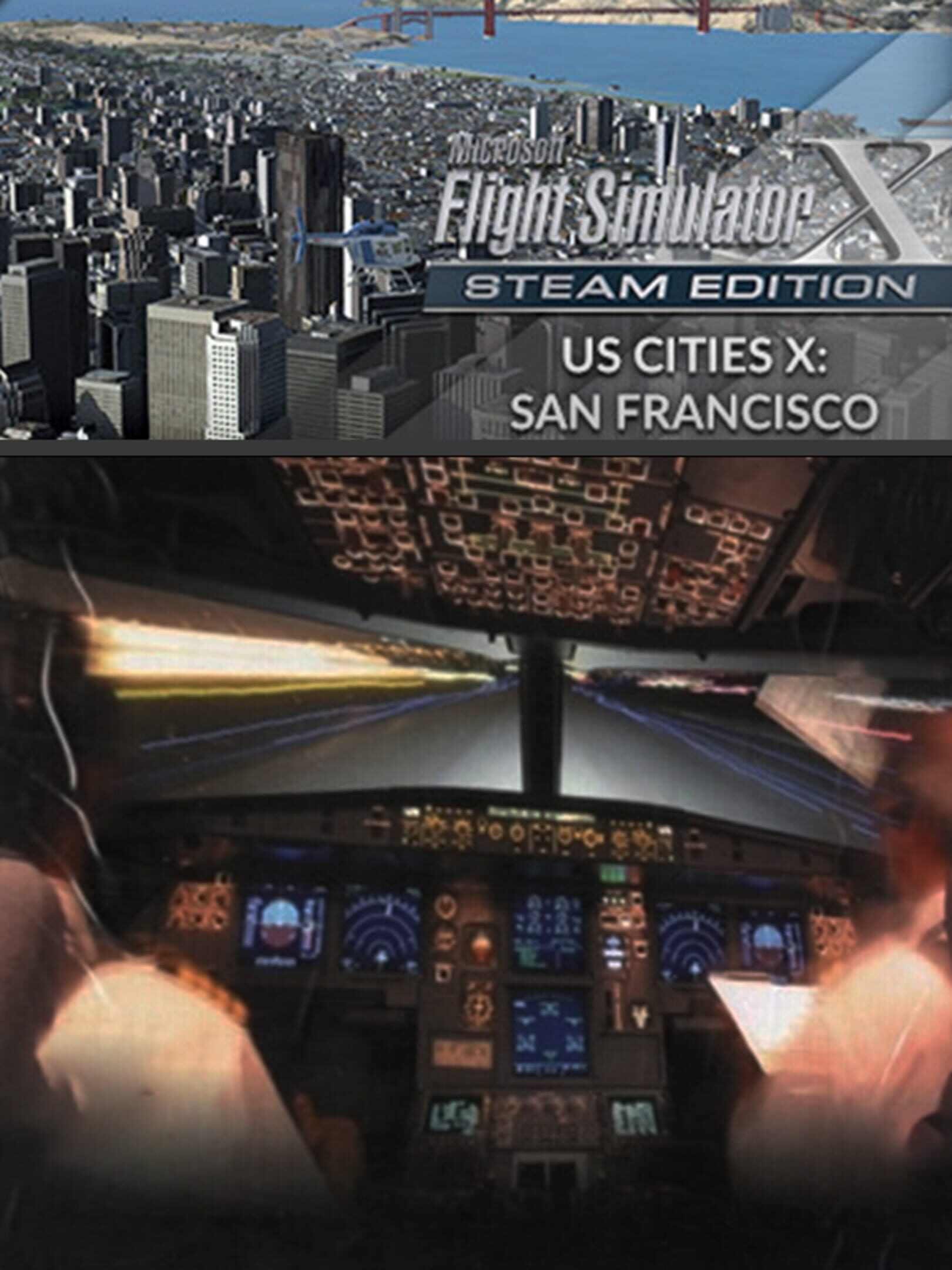 Microsoft Flight Simulator X: Steam Edition - US Cities X: San Francisco cover