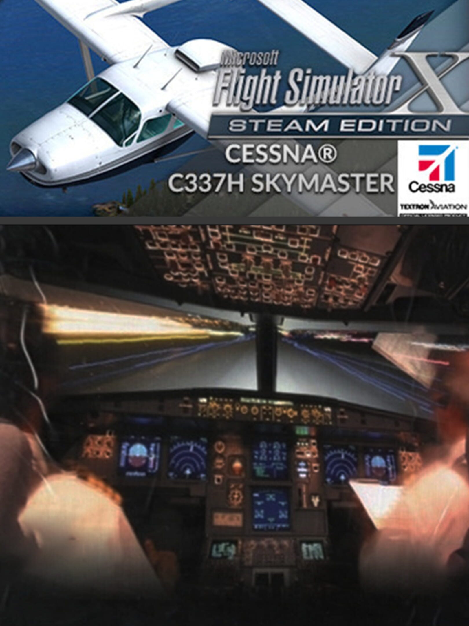 Microsoft Flight Simulator X: Steam Edition - Cessna C337H Skymaster cover