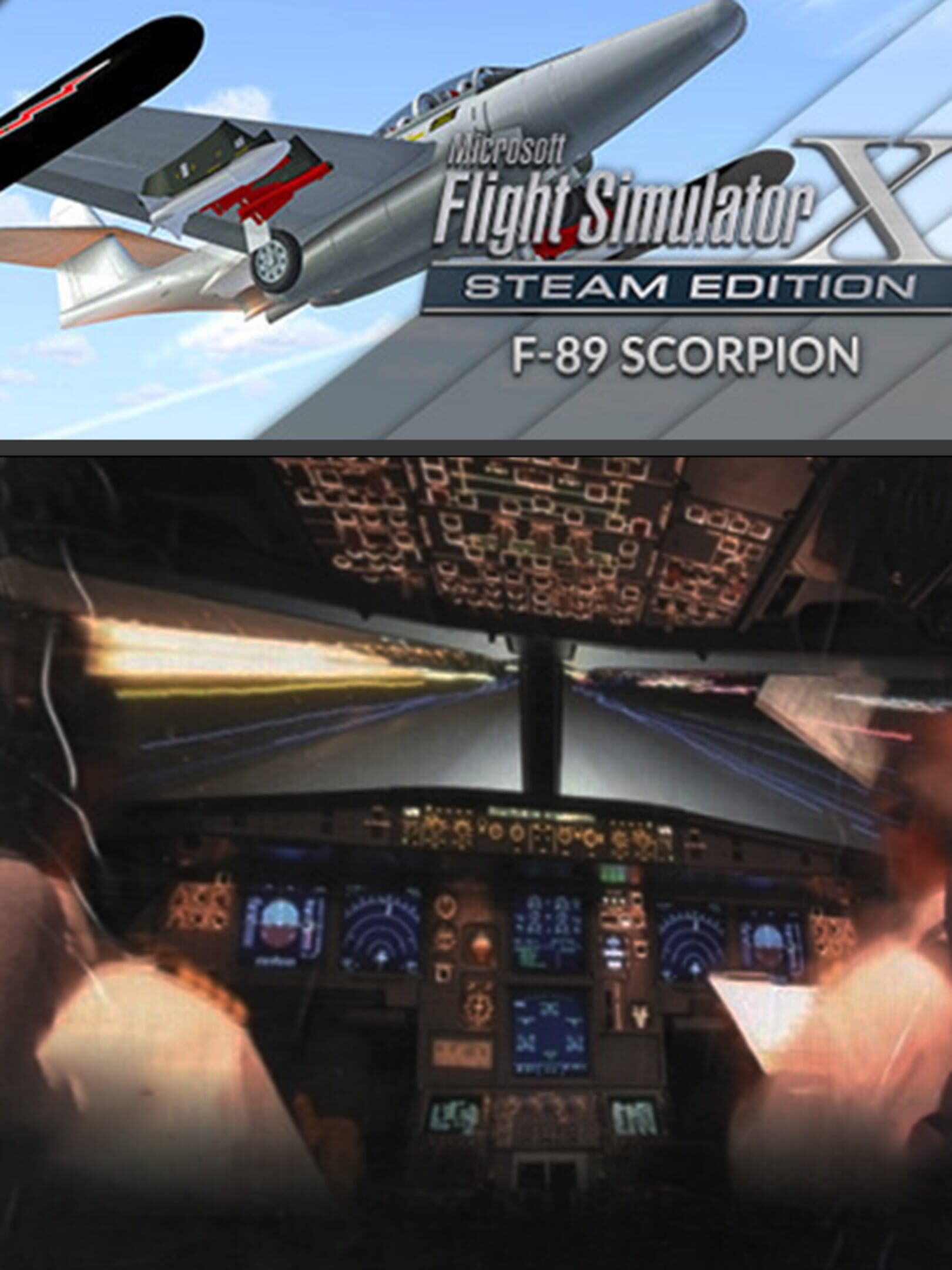 Microsoft Flight Simulator X: Steam Edition - Northrop F-89 Scorpion cover