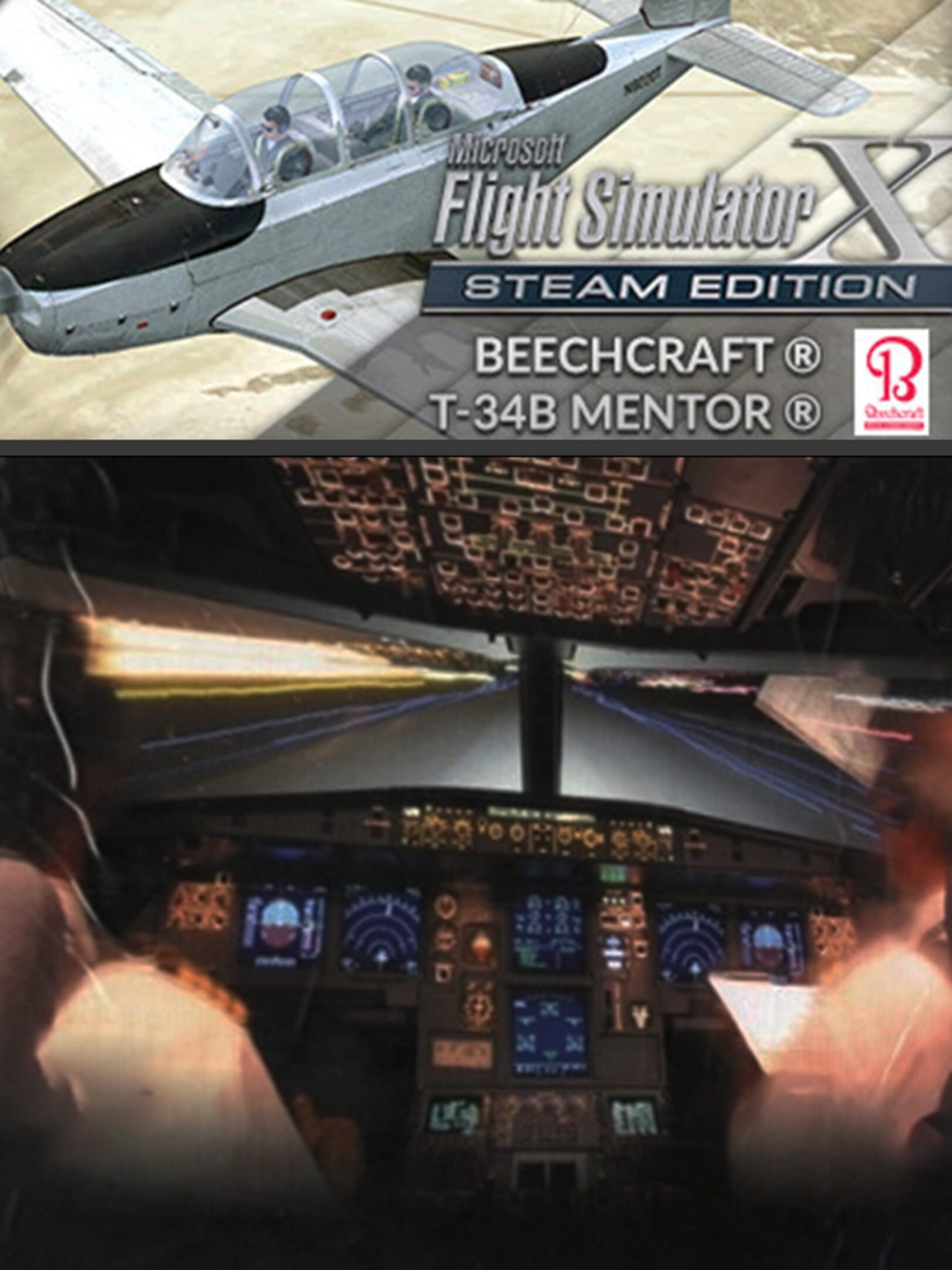 Microsoft Flight Simulator X: Steam Edition - Beechcraft T-34B Mentor cover