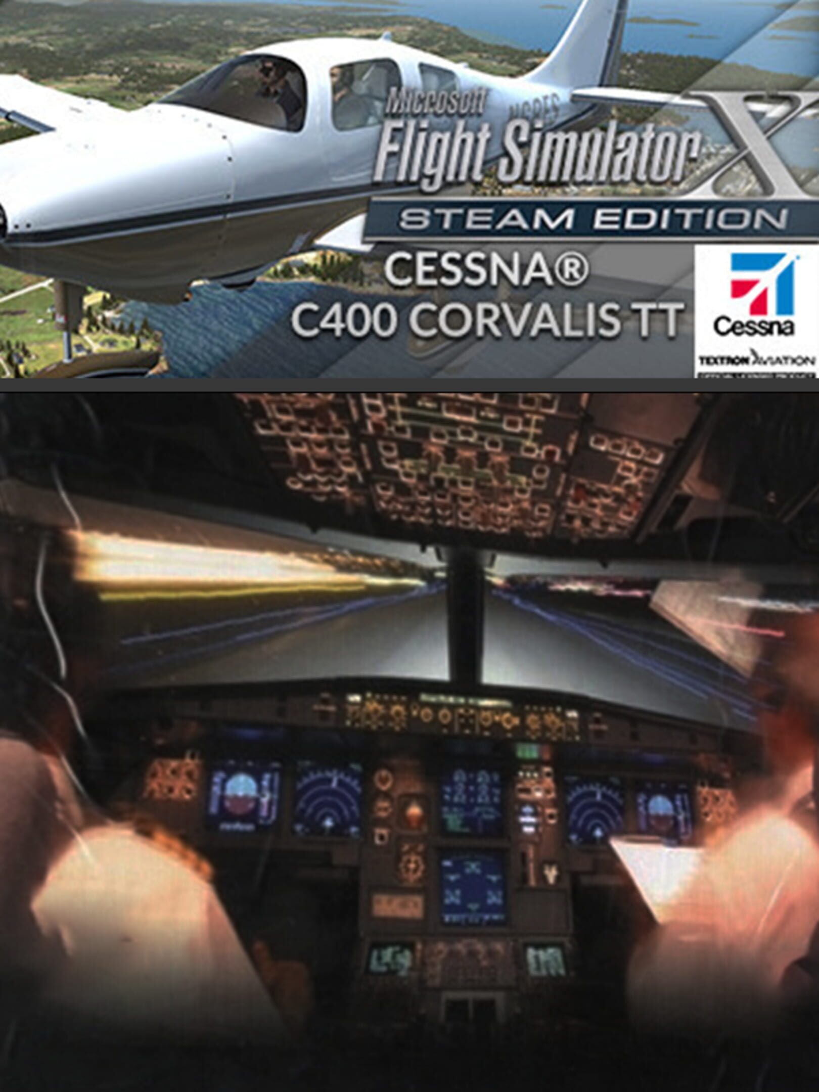 Microsoft Flight Simulator X: Steam Edition - Cessna C400 Corvalis TT cover